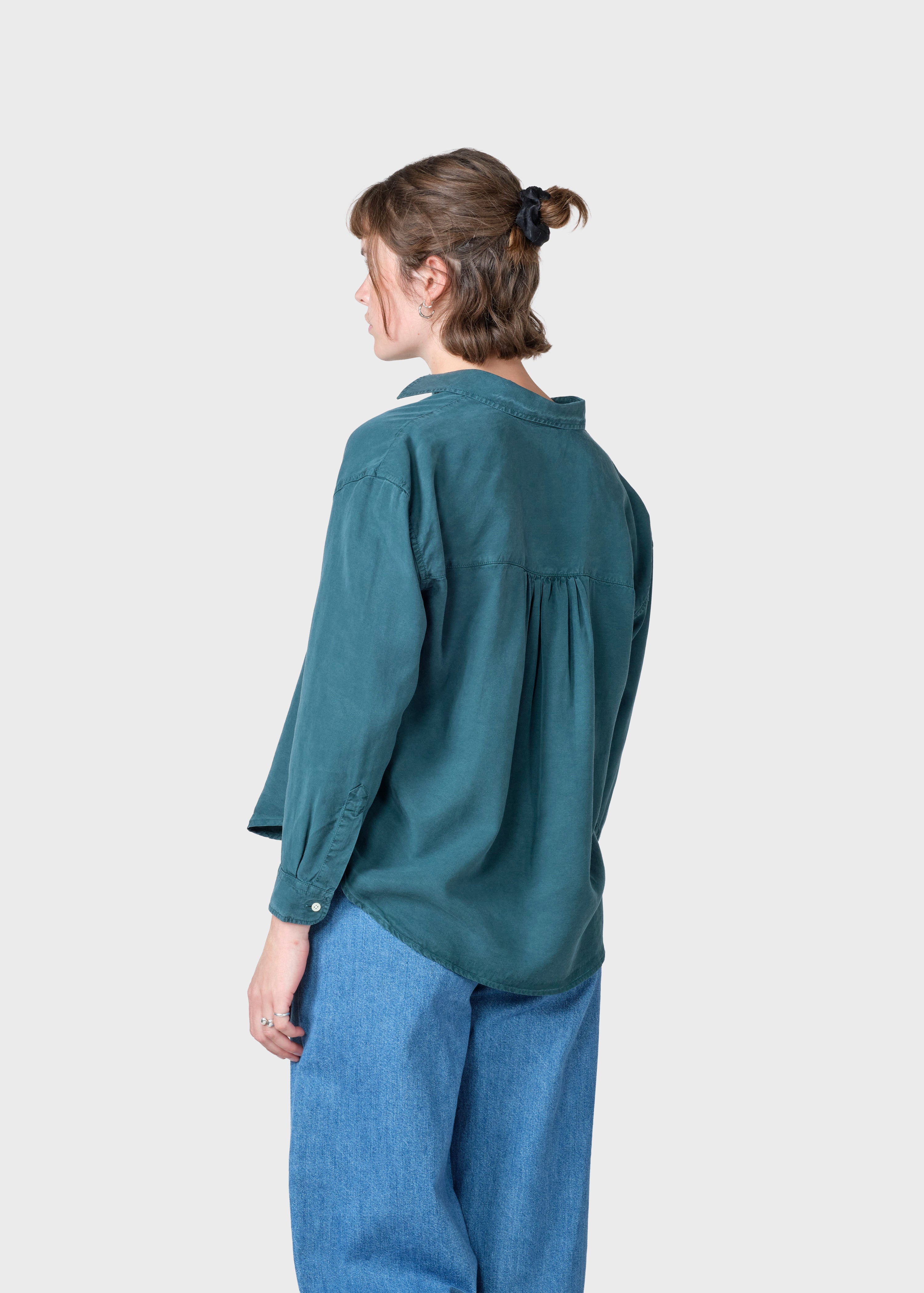 Ofelia Short Shirt - Moss Green