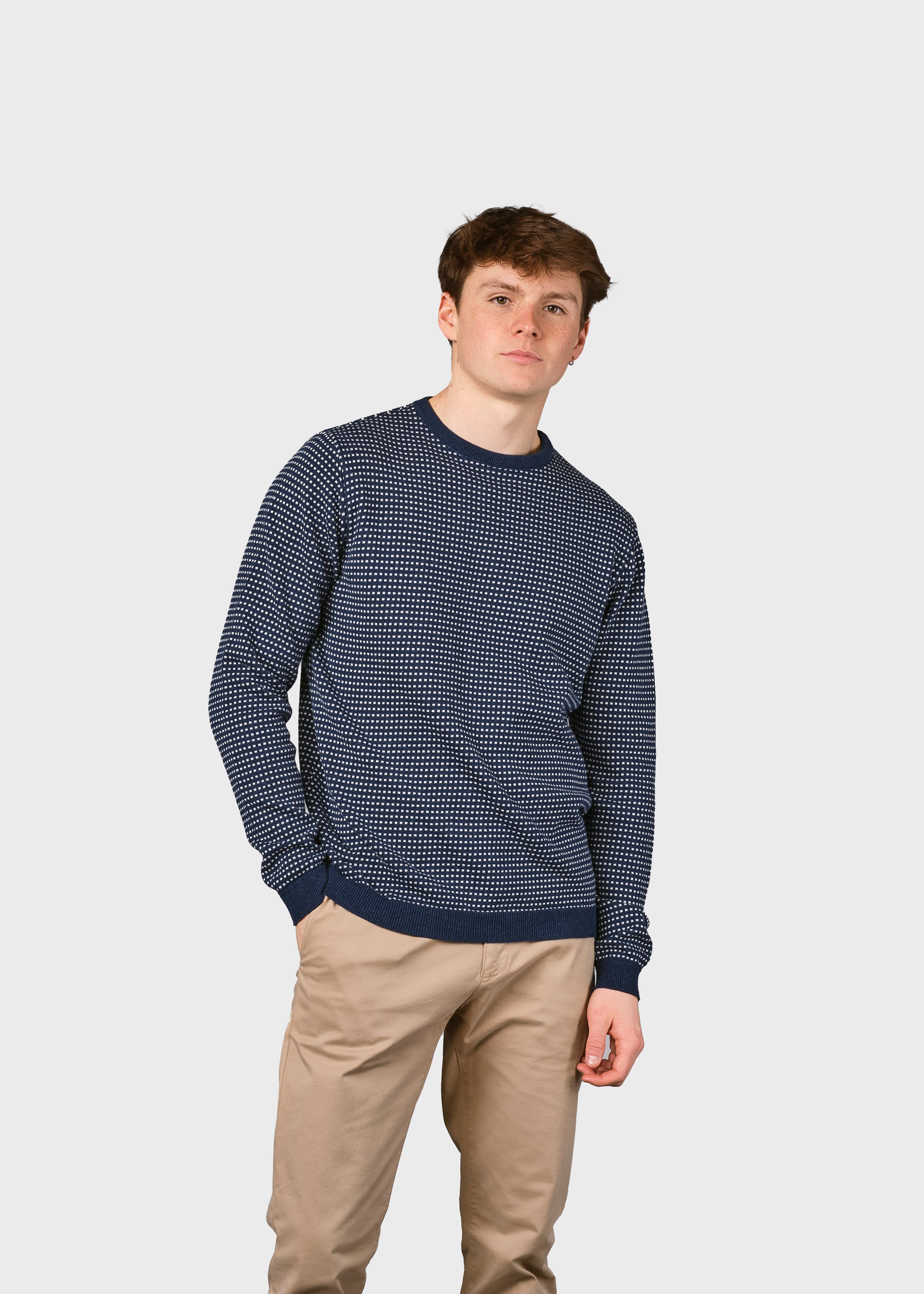 Otto Knit - Ocean/cream