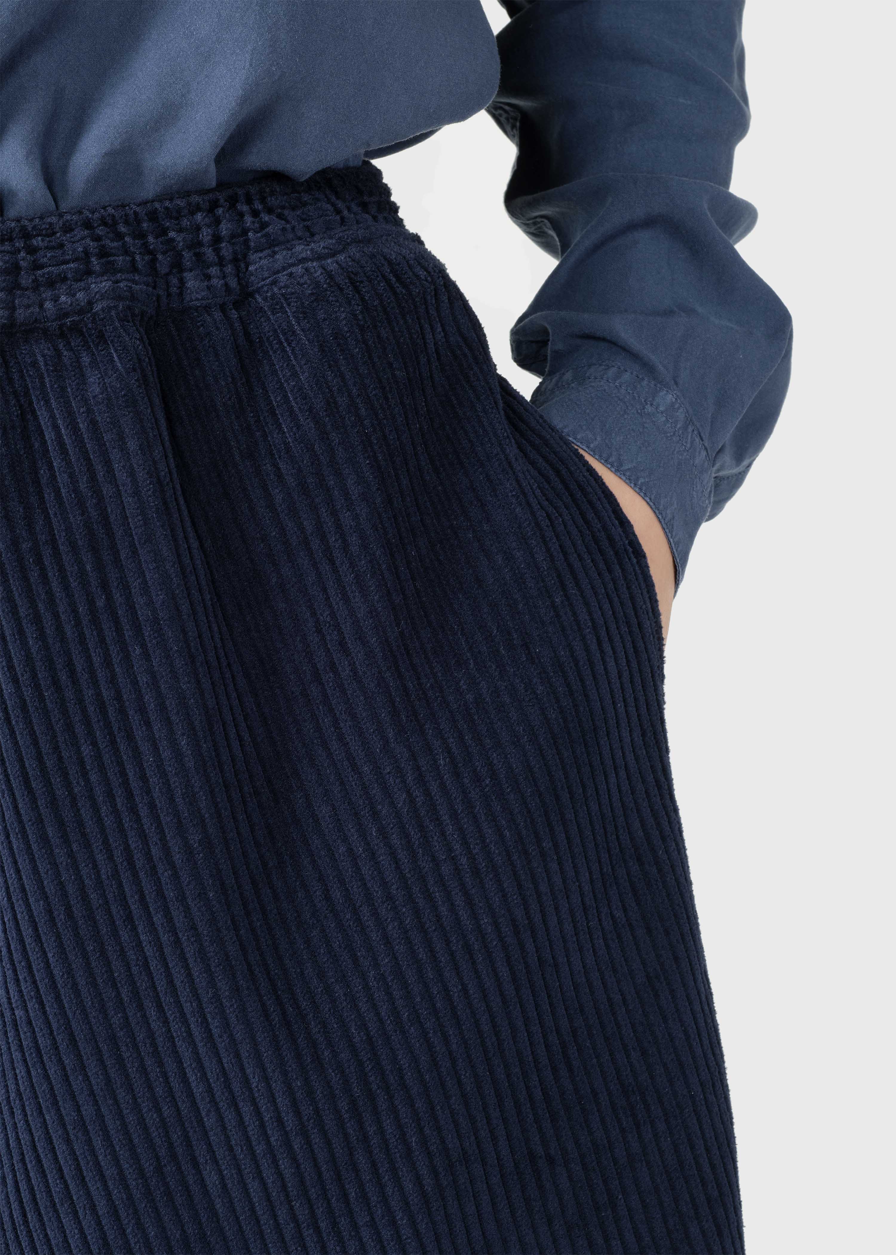 Ramona Cord Skirt - Navy
