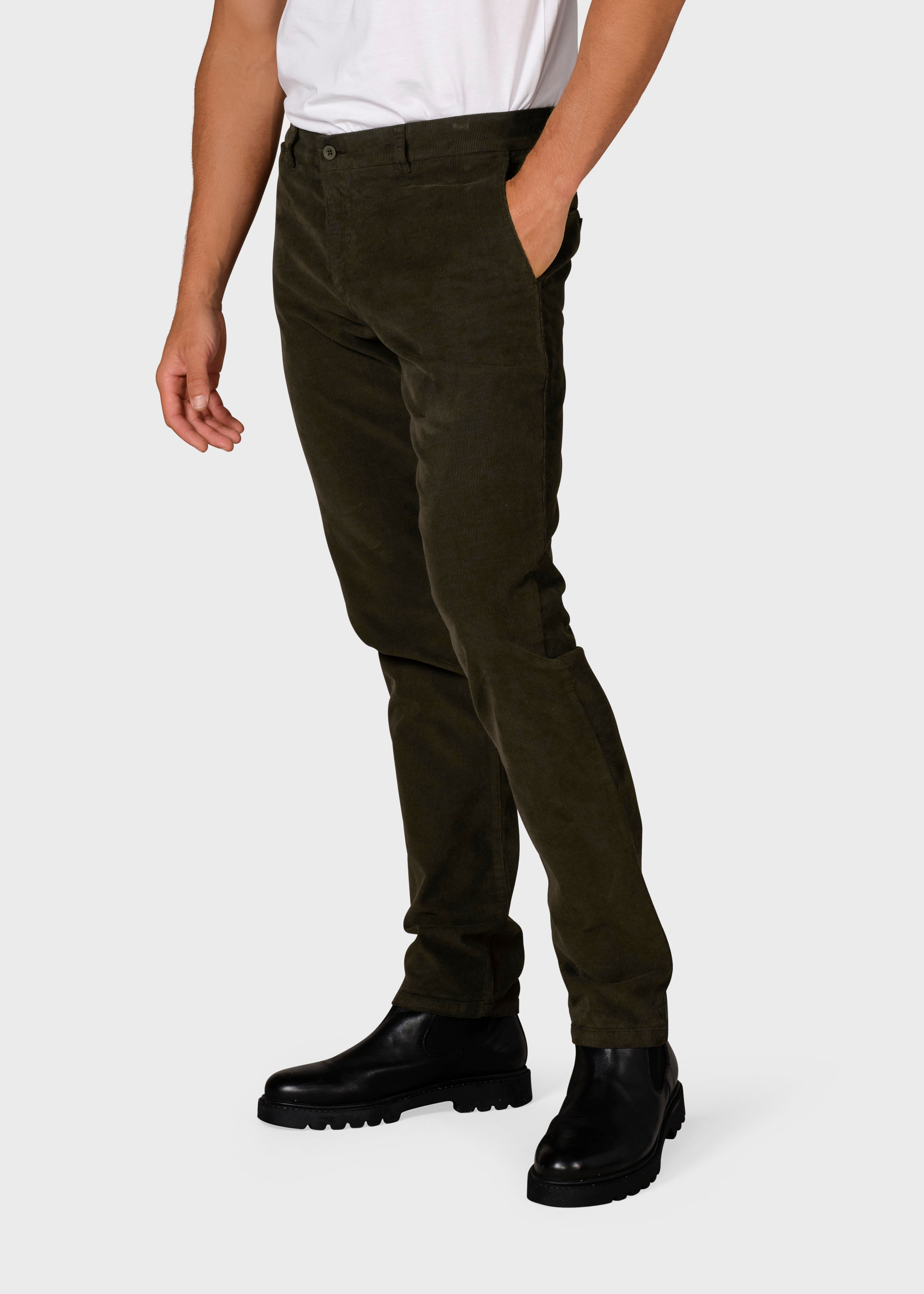 Ras Corduroy Chinos - Olive