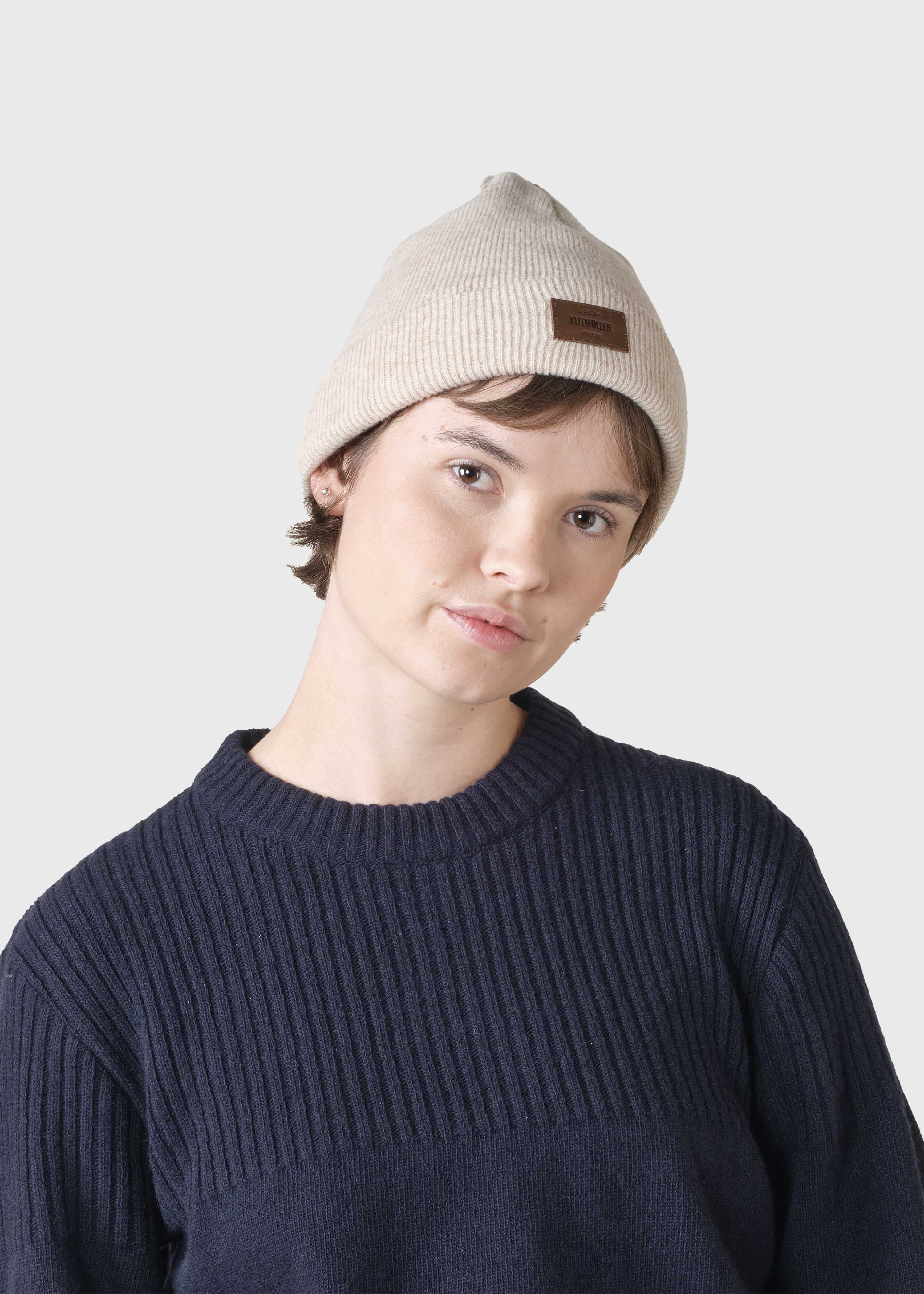 Rib Beanie - Pastel Sand