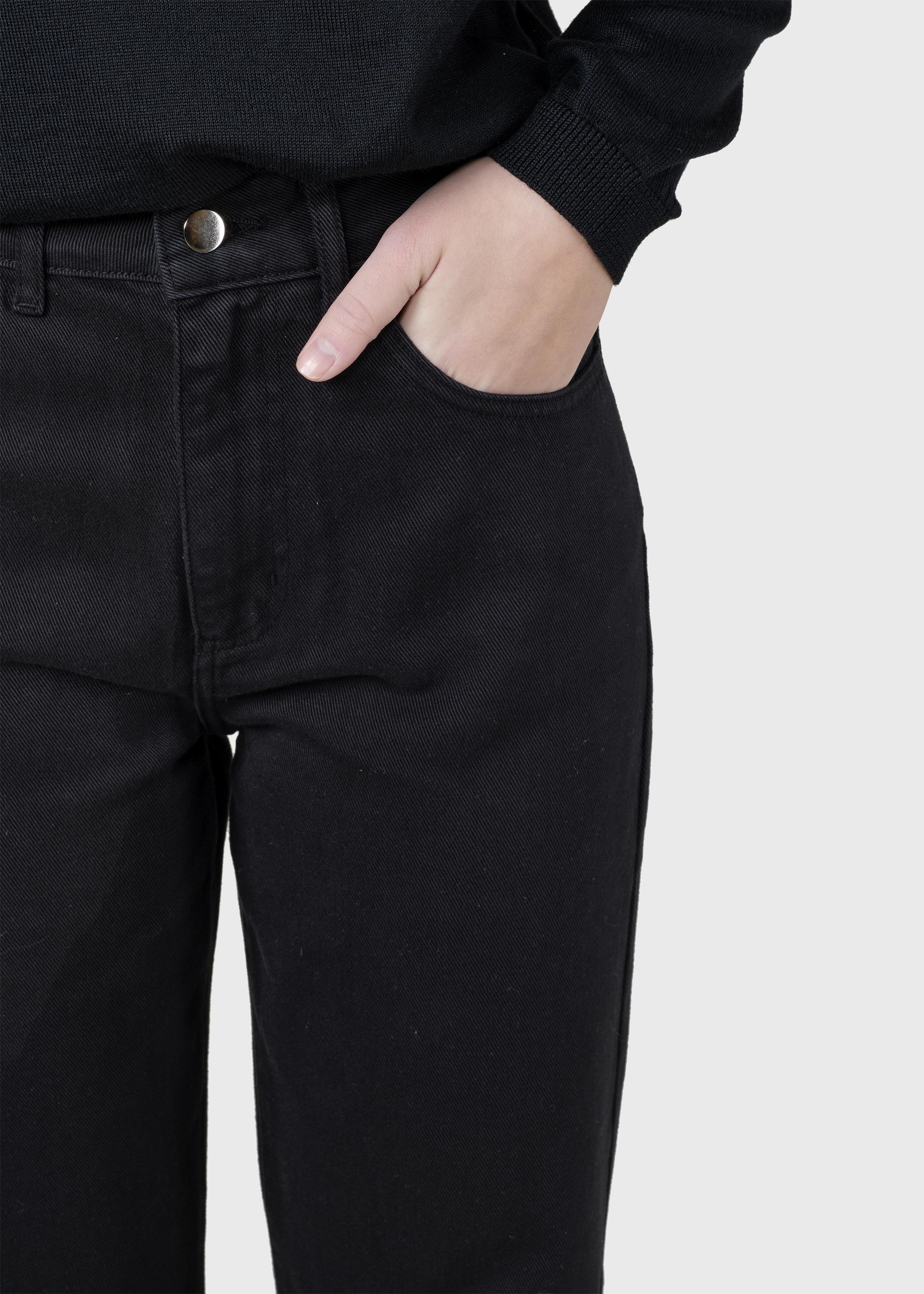 Rubi Denim Pants - Black Stonewash