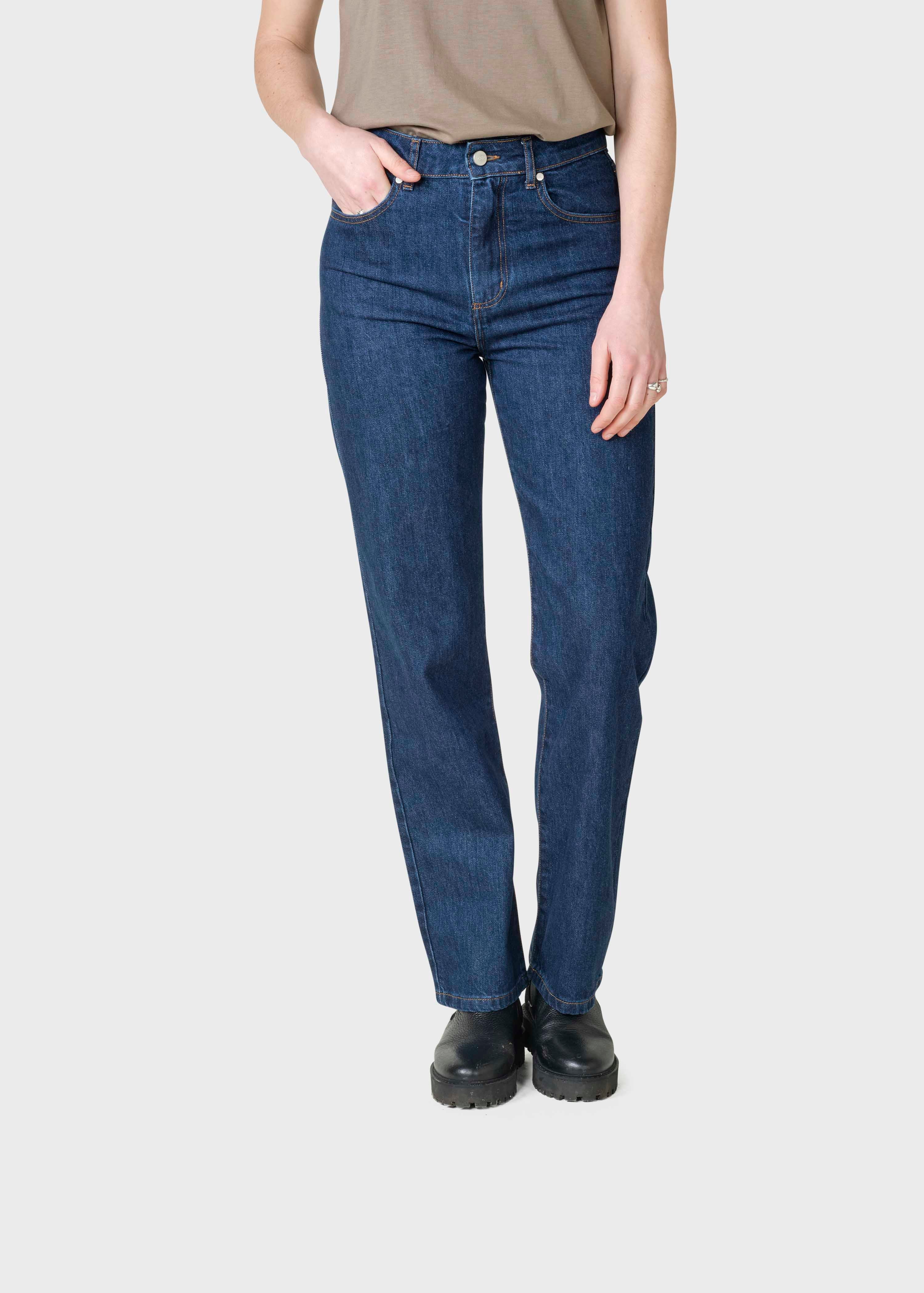 Rubi Denim Pants - Dark Blue Stonewash