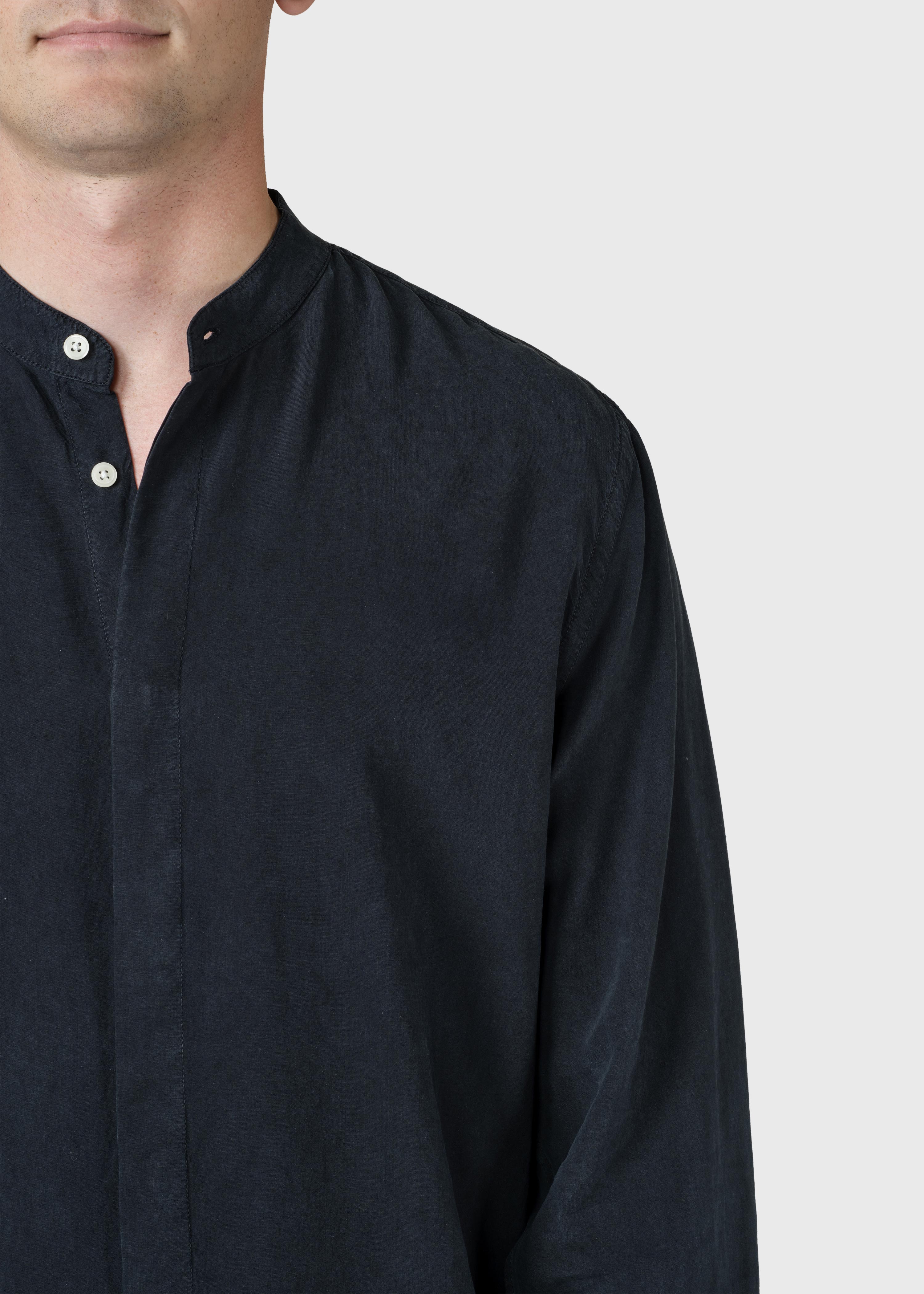 Simon Lyocell Shirt - Navy
