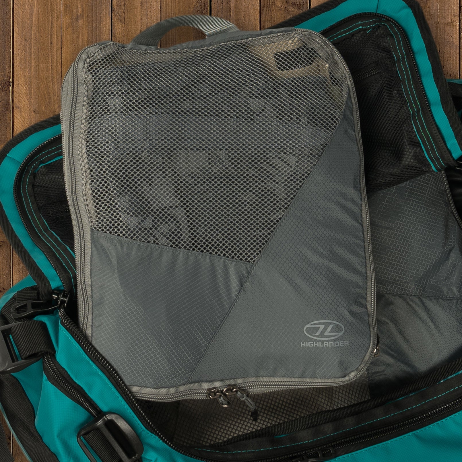 Highlander – Packsäcke mit Wäschesack – Kompakt