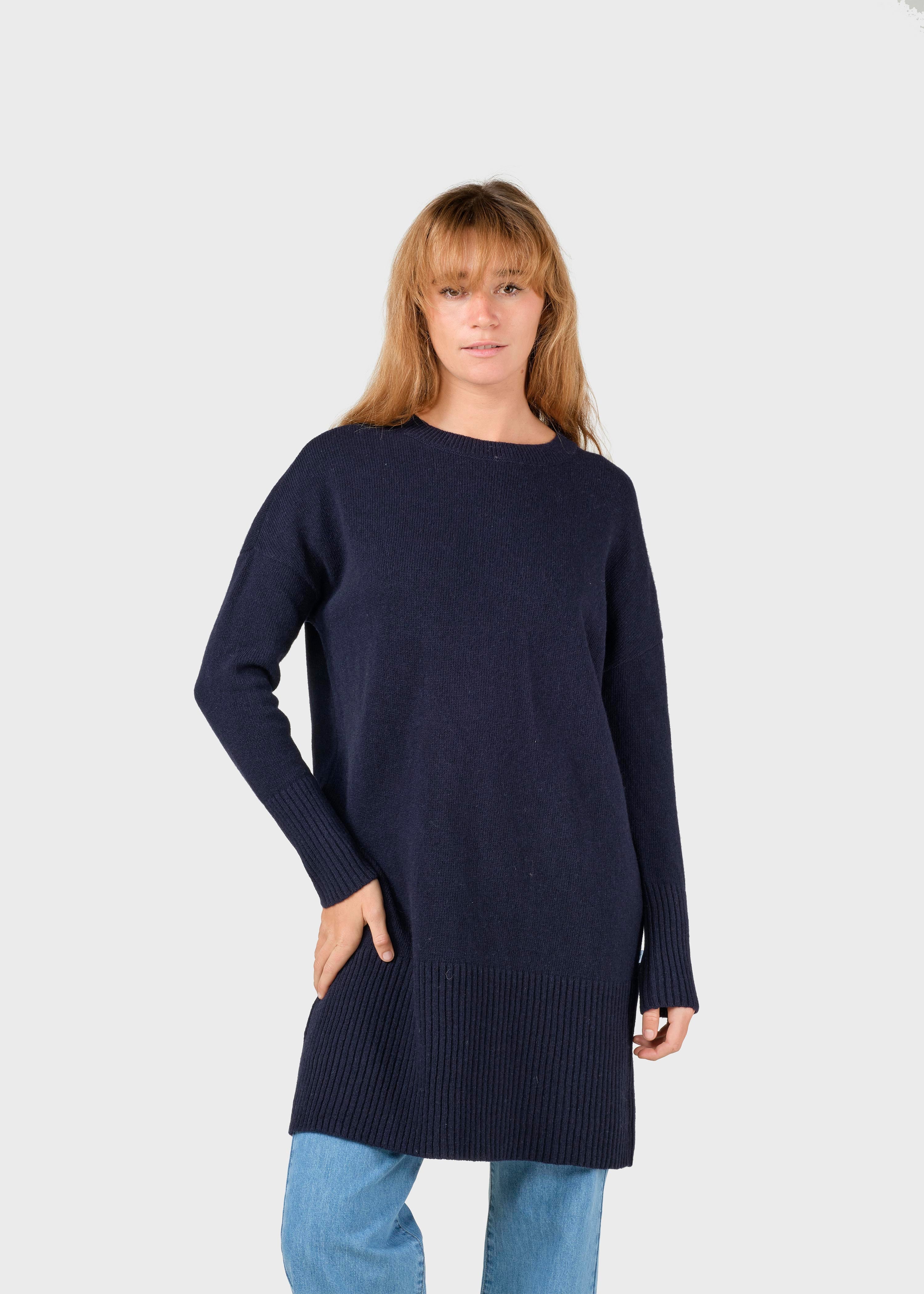 Thea Knit Dress - Navy