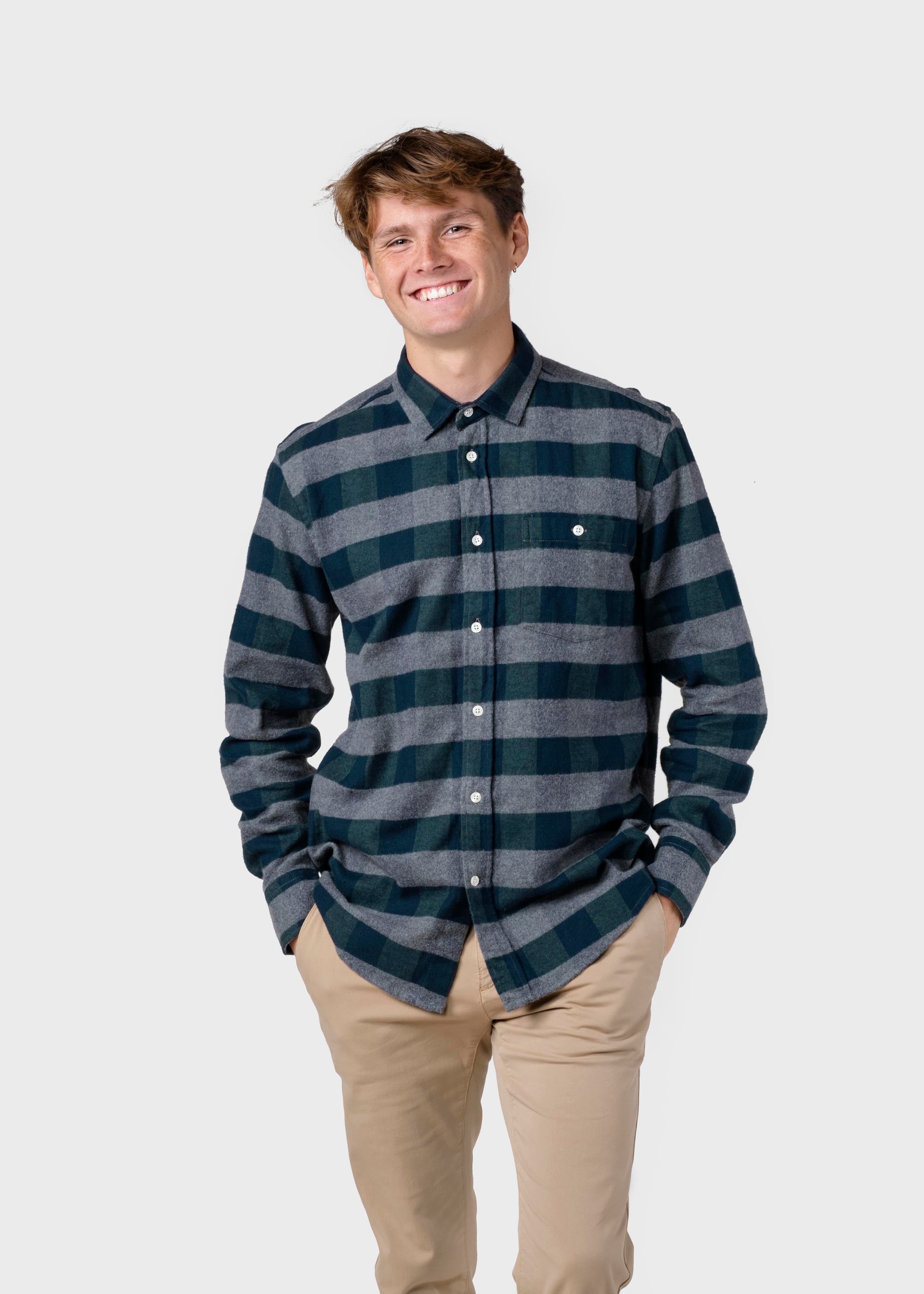 Thor Shirt - Green/grey Check