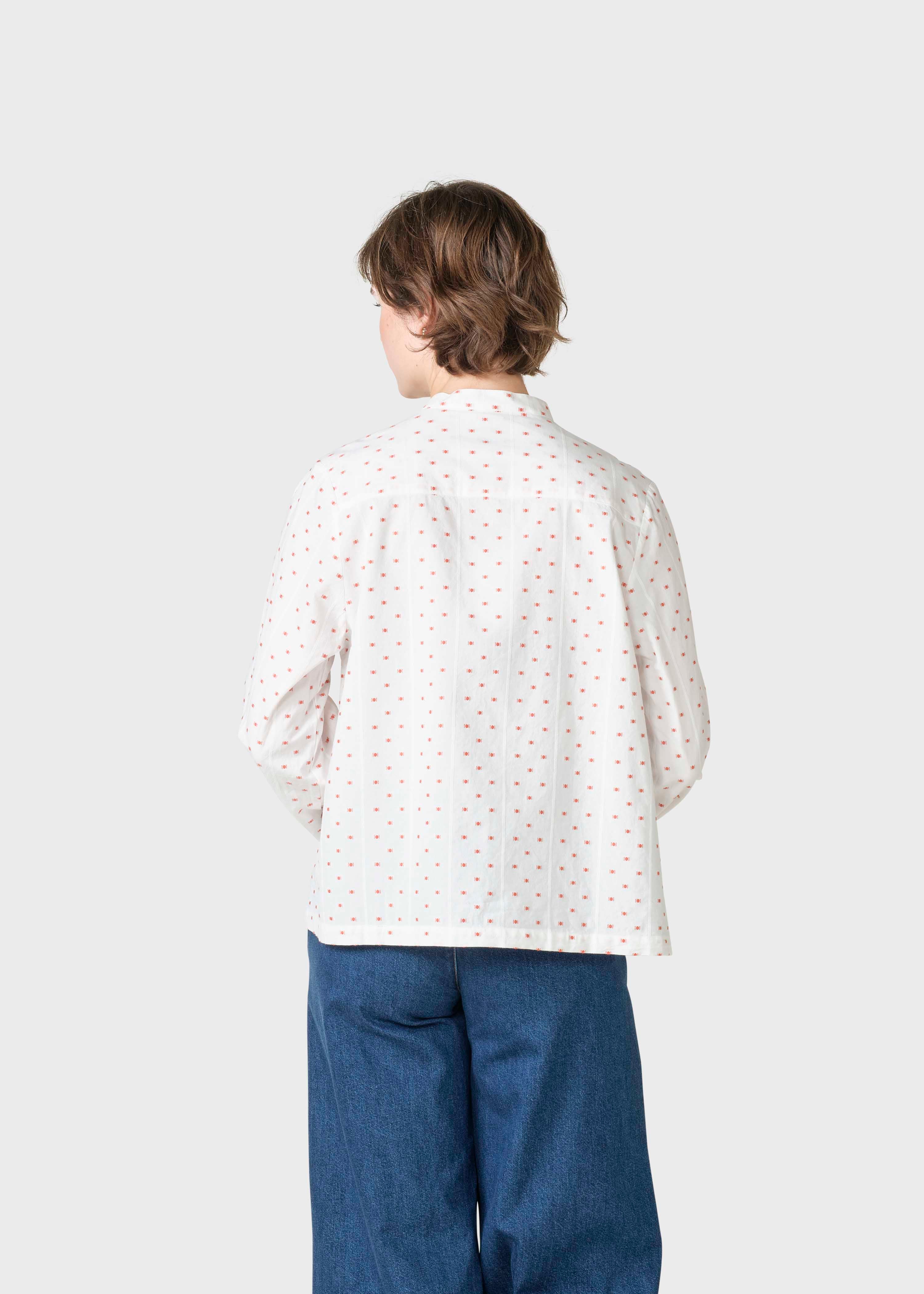 Tracy Shirt - White/red