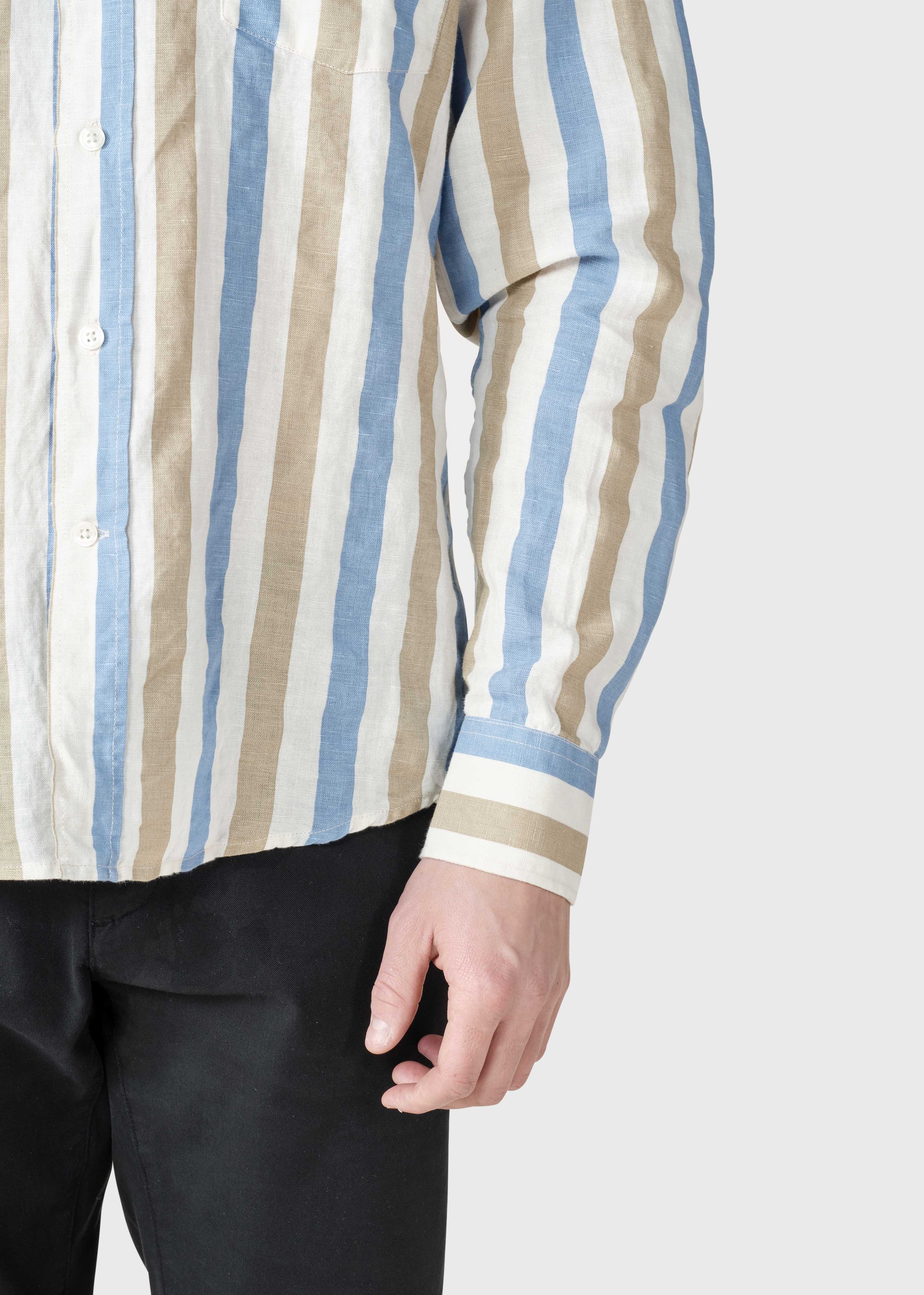 Valdis Shirt - Light Blue/pastel Sand