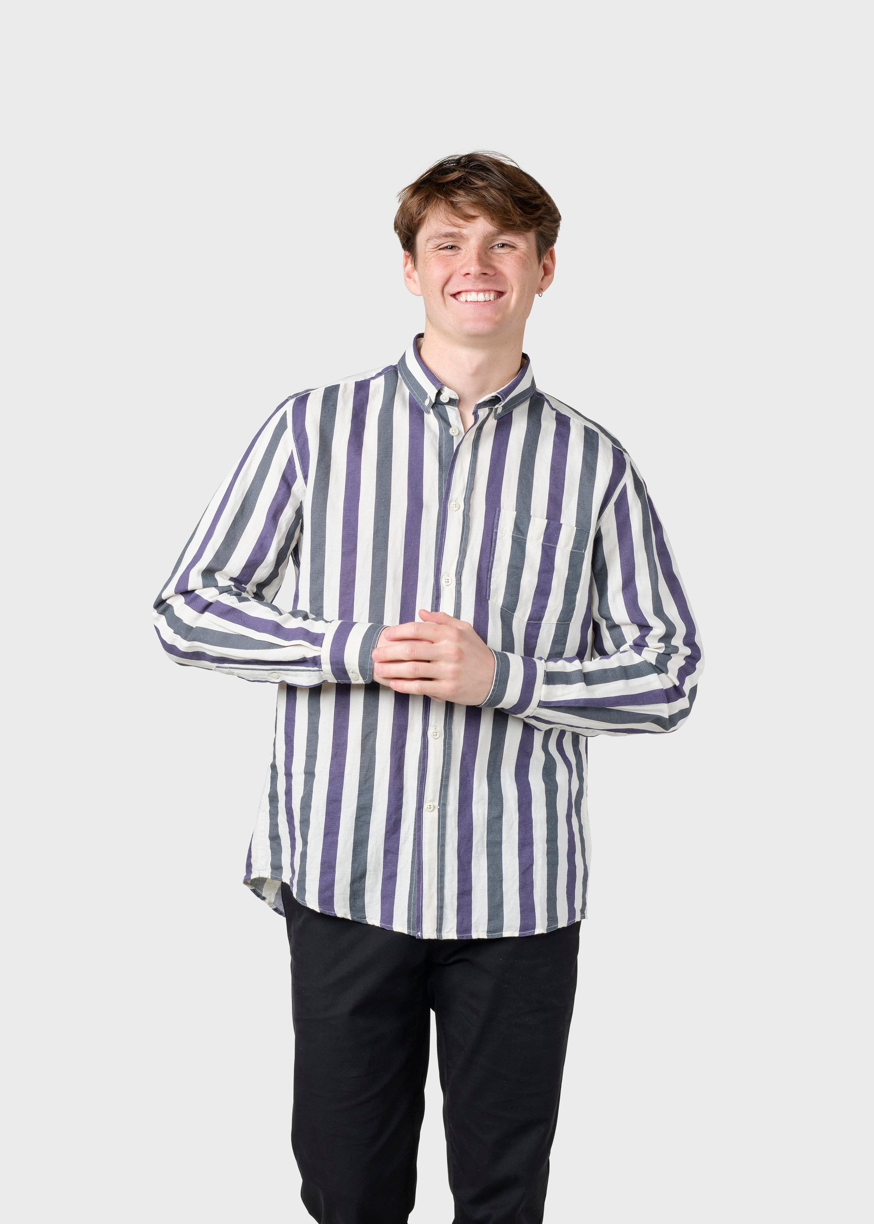 Valdis Shirt - Navy/ocean