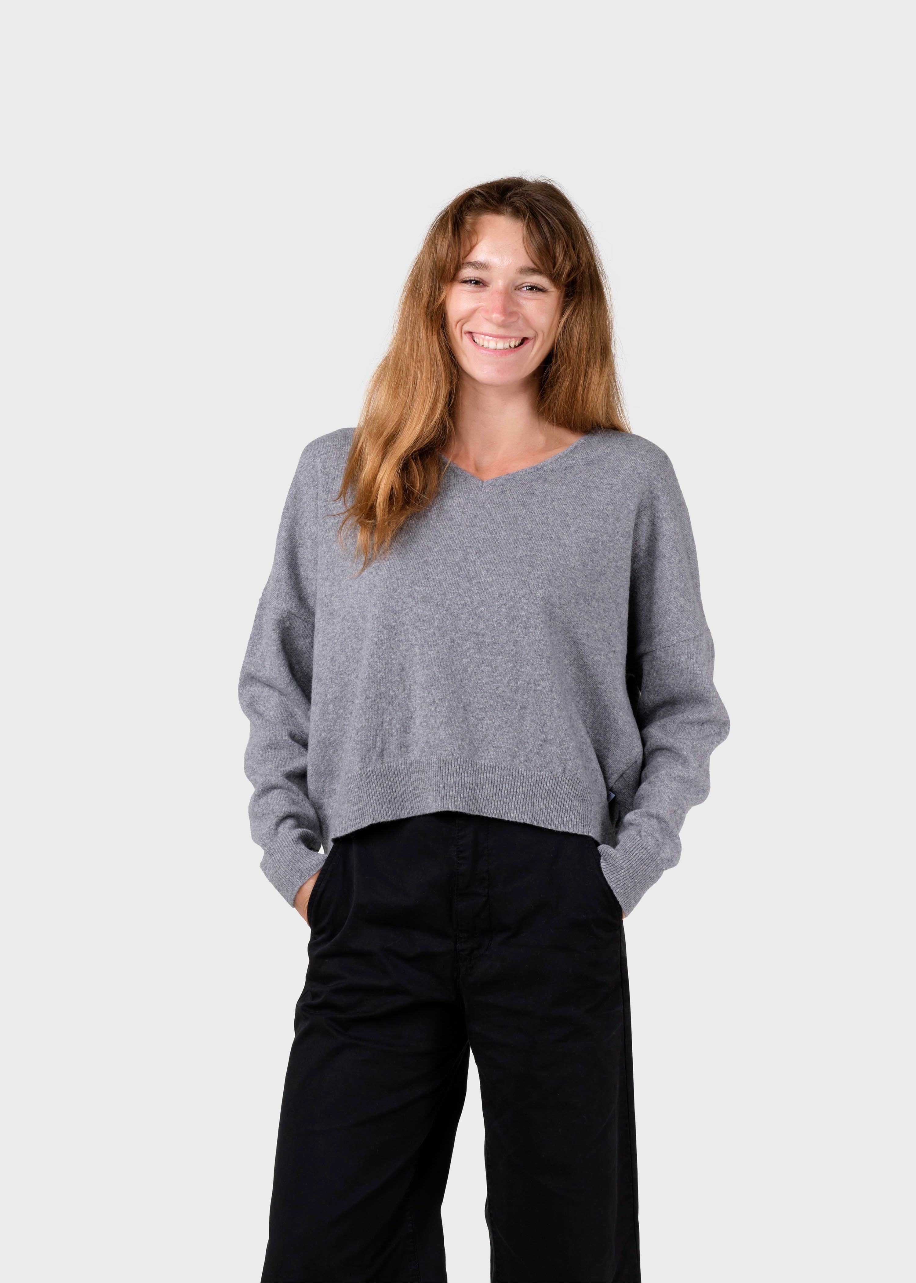 Vanessa Knit - Light Grey