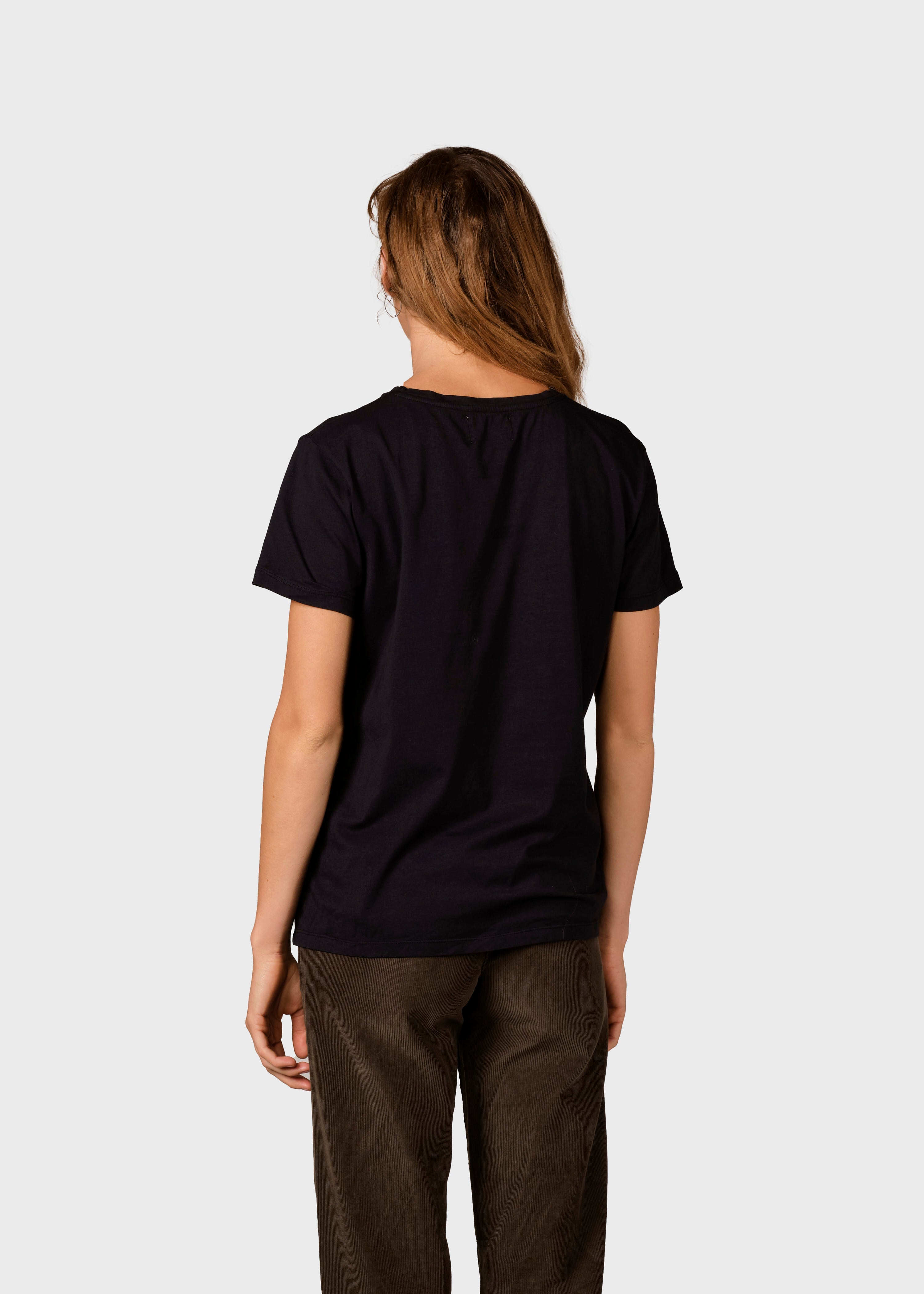 Womens Small Logo Tee - Black