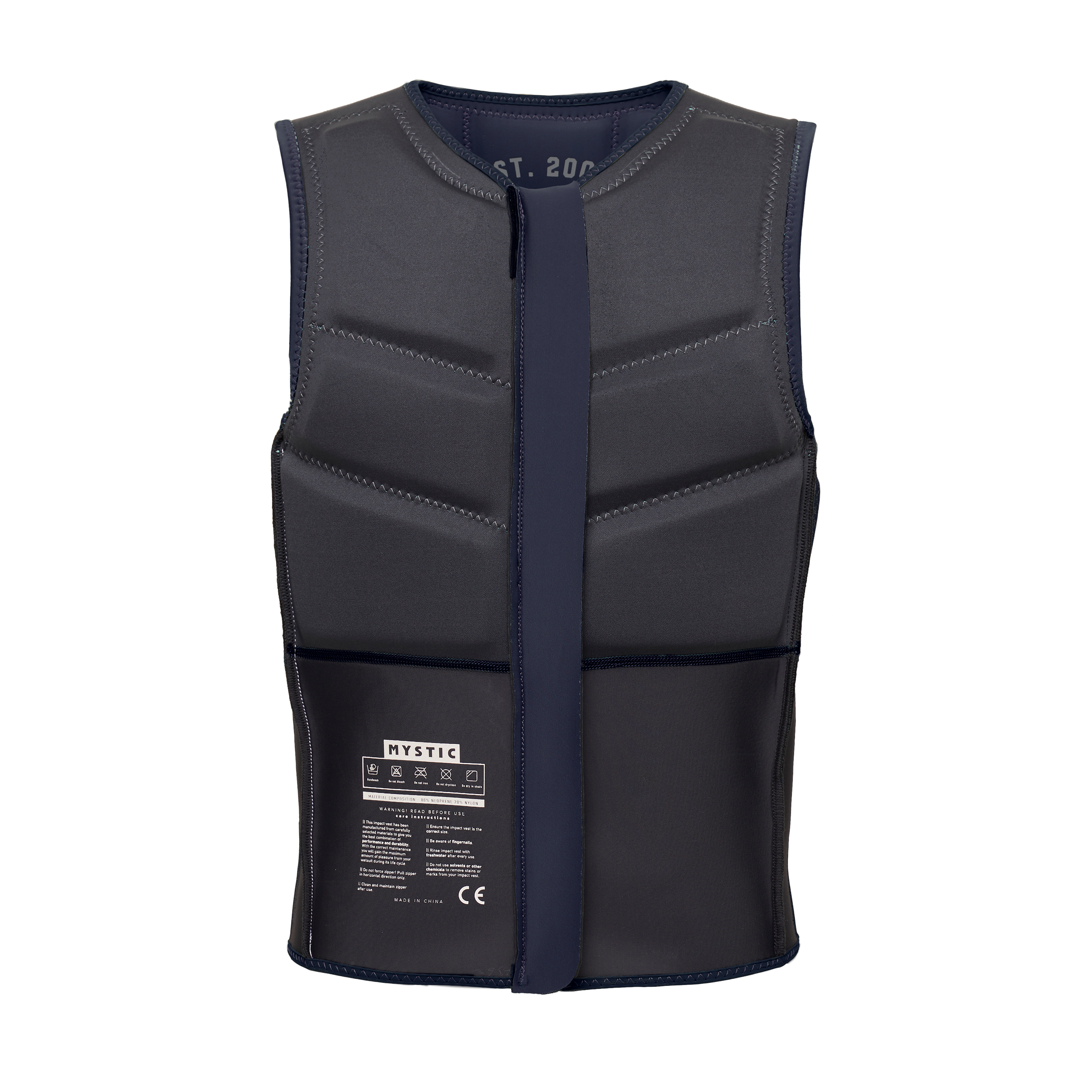 Star Impact Vest Fzip - Navy Blue