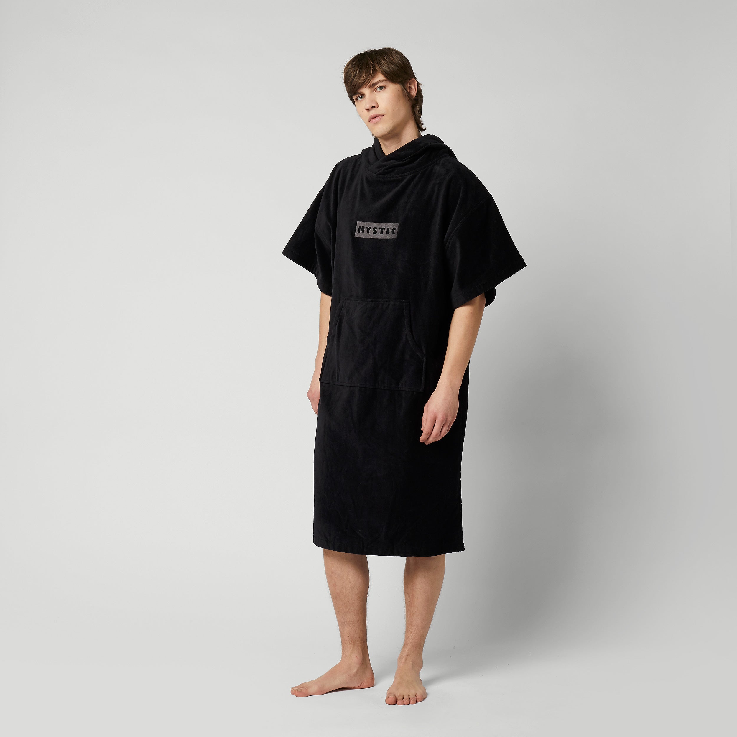 Poncho Cotton Deluxe - Schwarz