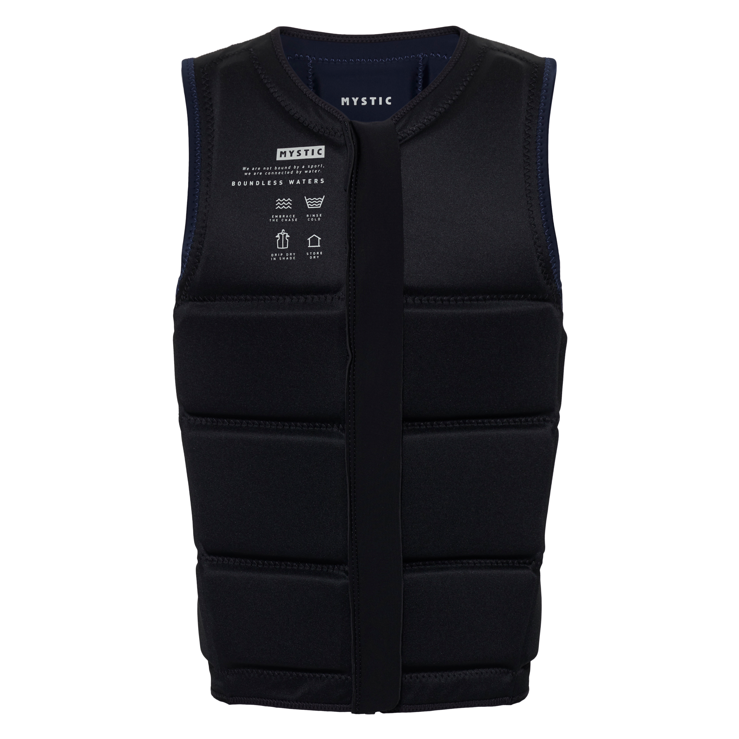 Brand Impact Vest Fzip Wake - Navy