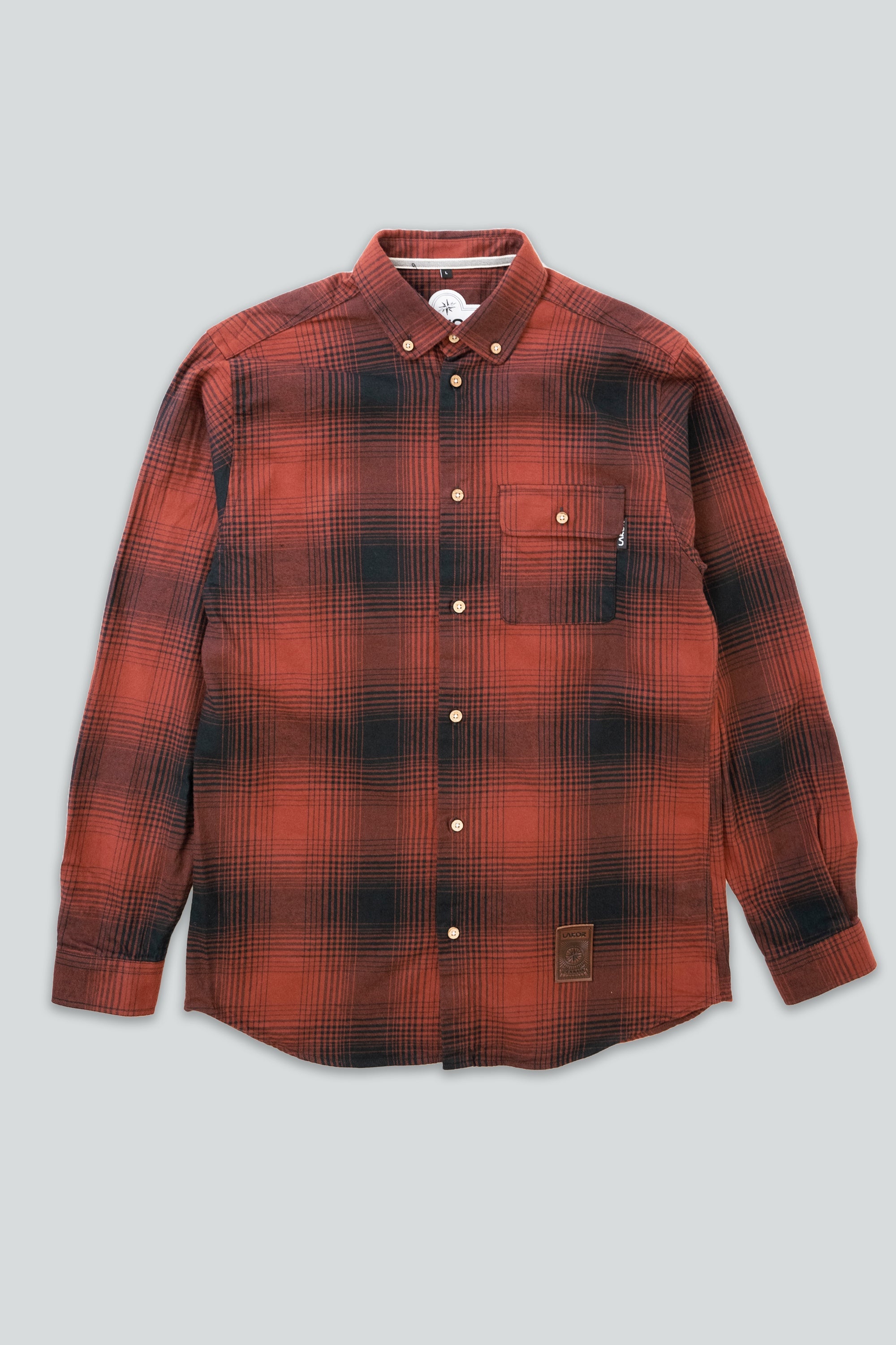 Inca Unna -Hemd (Redbrown/Schwarz)