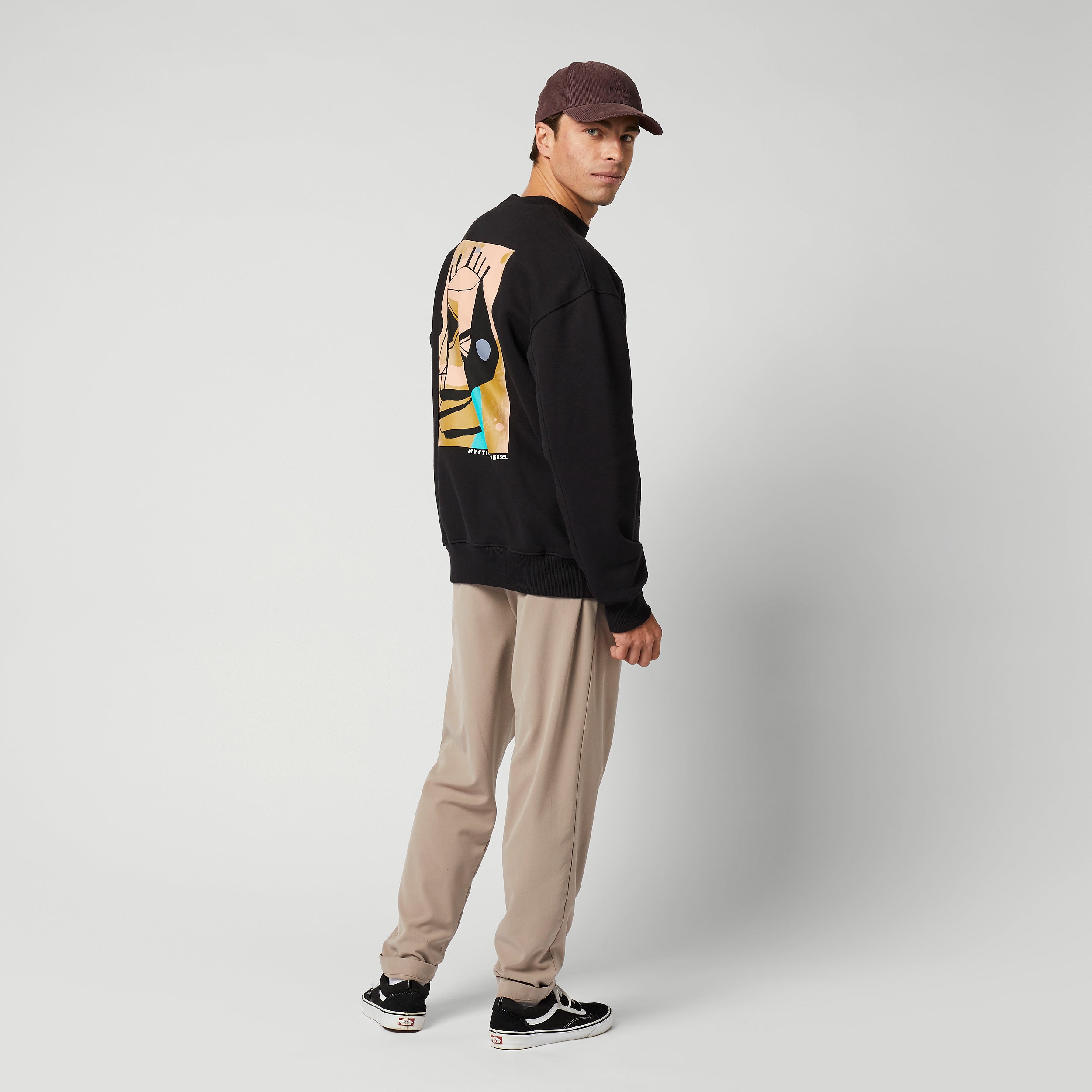 Mystic - The Joshua Crew Sweat - Black