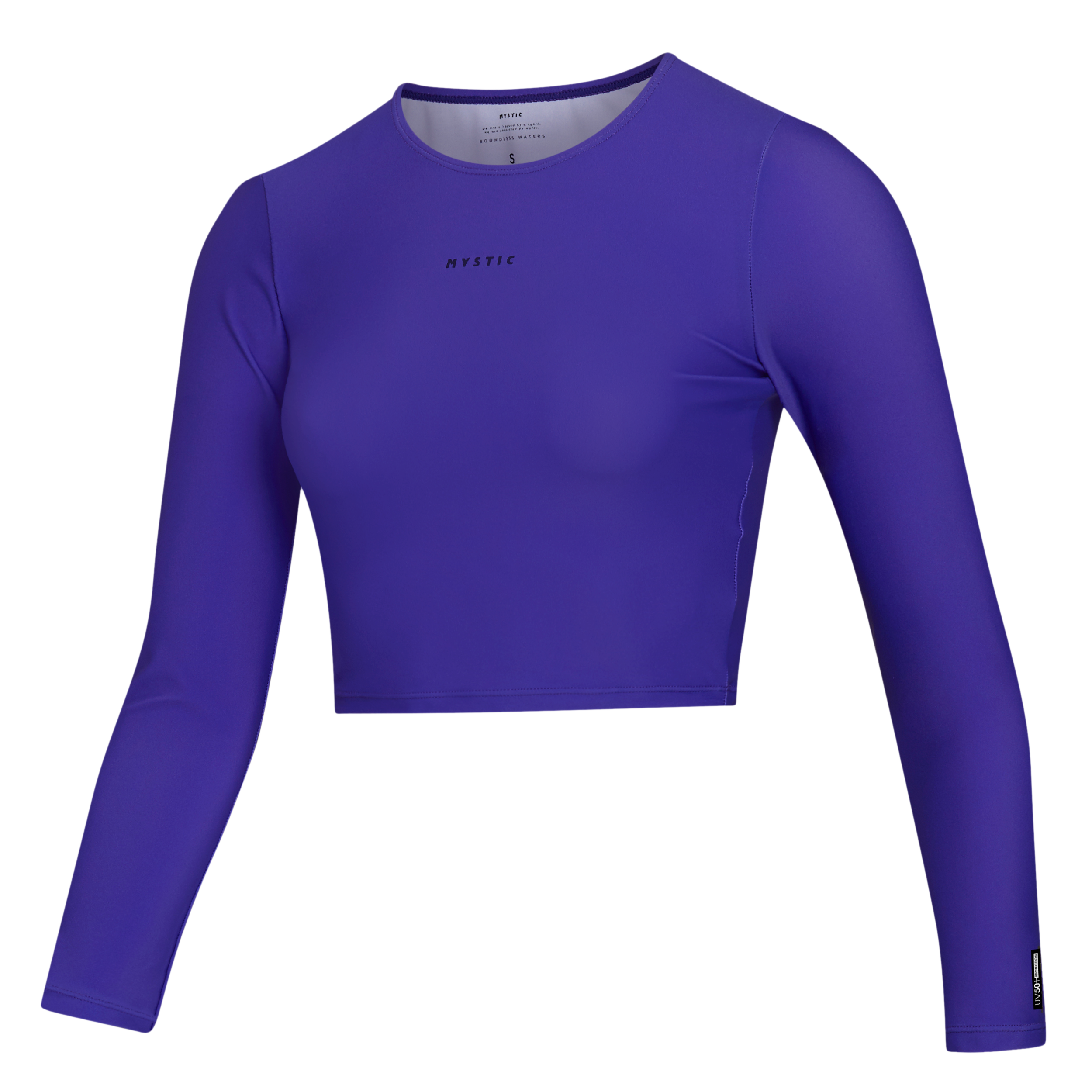 Sunn L/S Crop Rash Vest Women - Purple