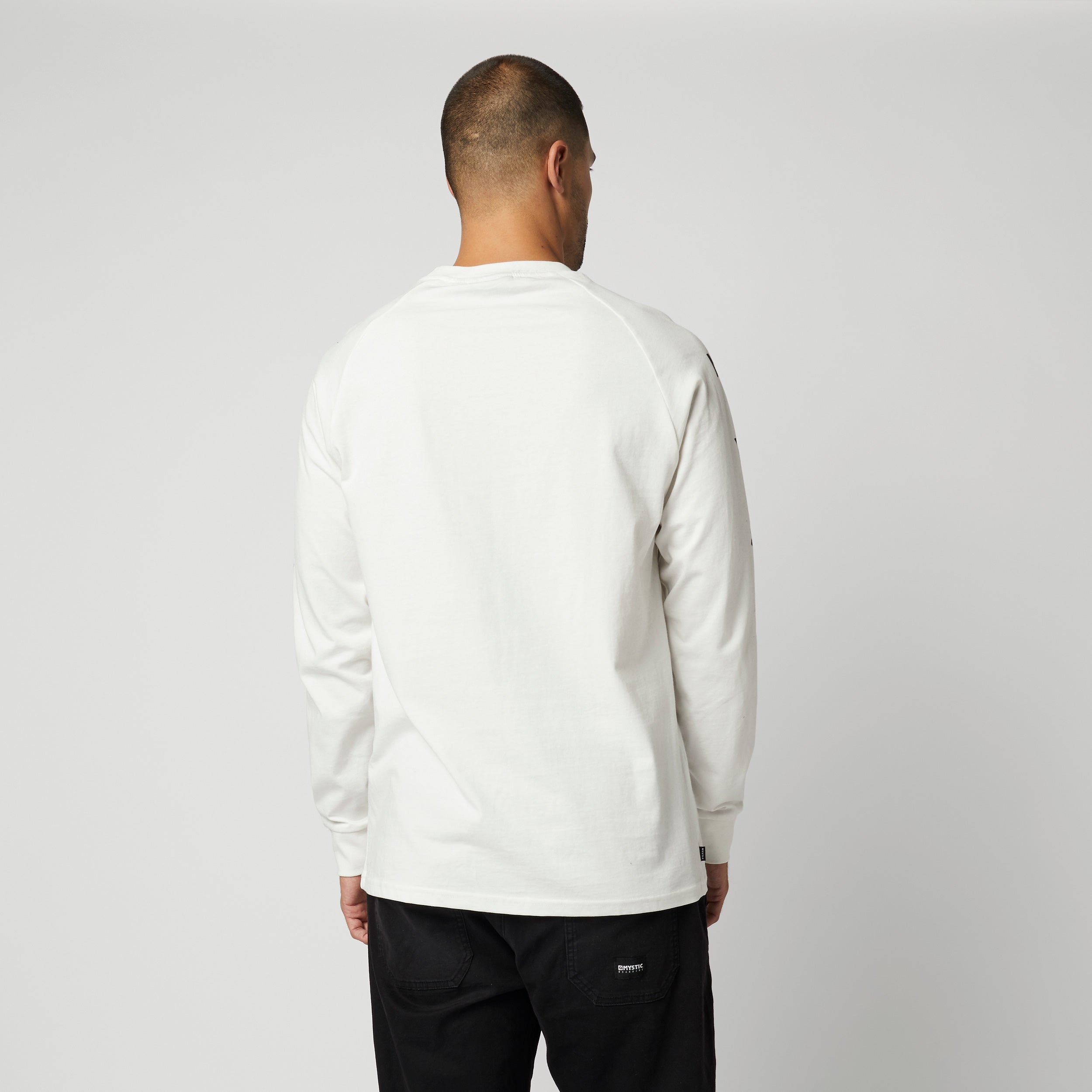 Mystic - Bolt L/S T-Shirt - Off White