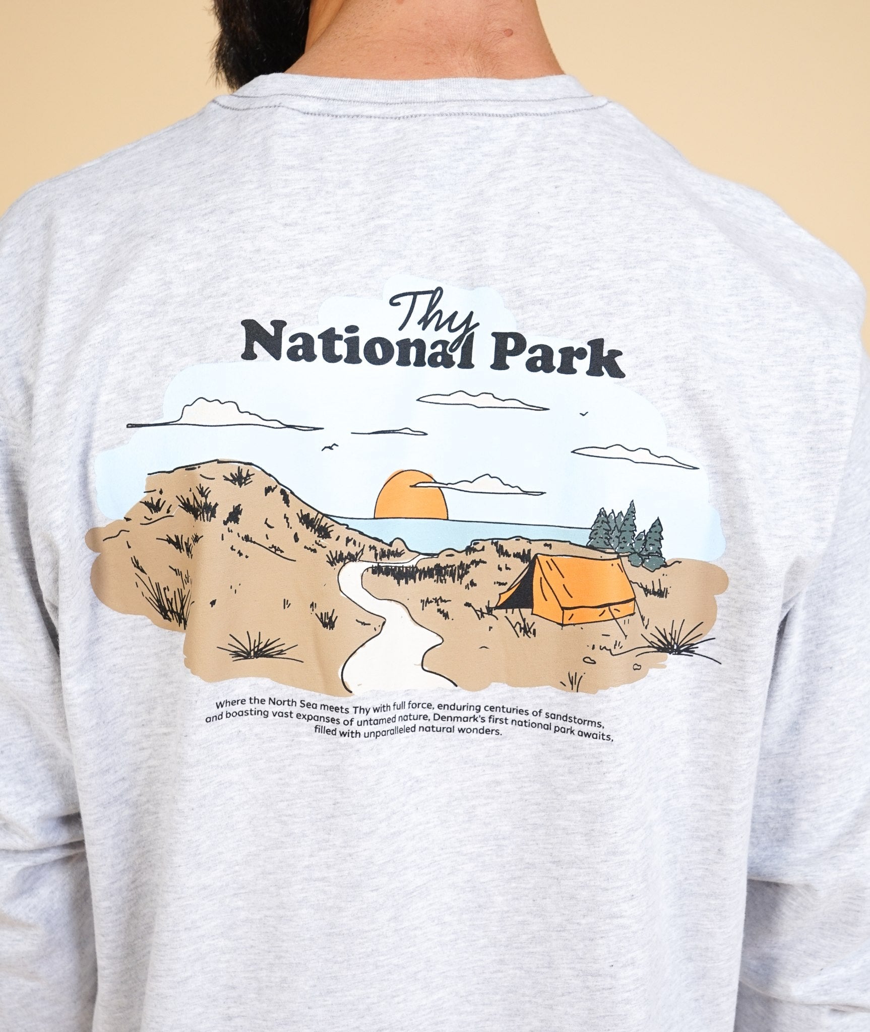 Somewhere Bp Men'S Brushed LS T-Shirt