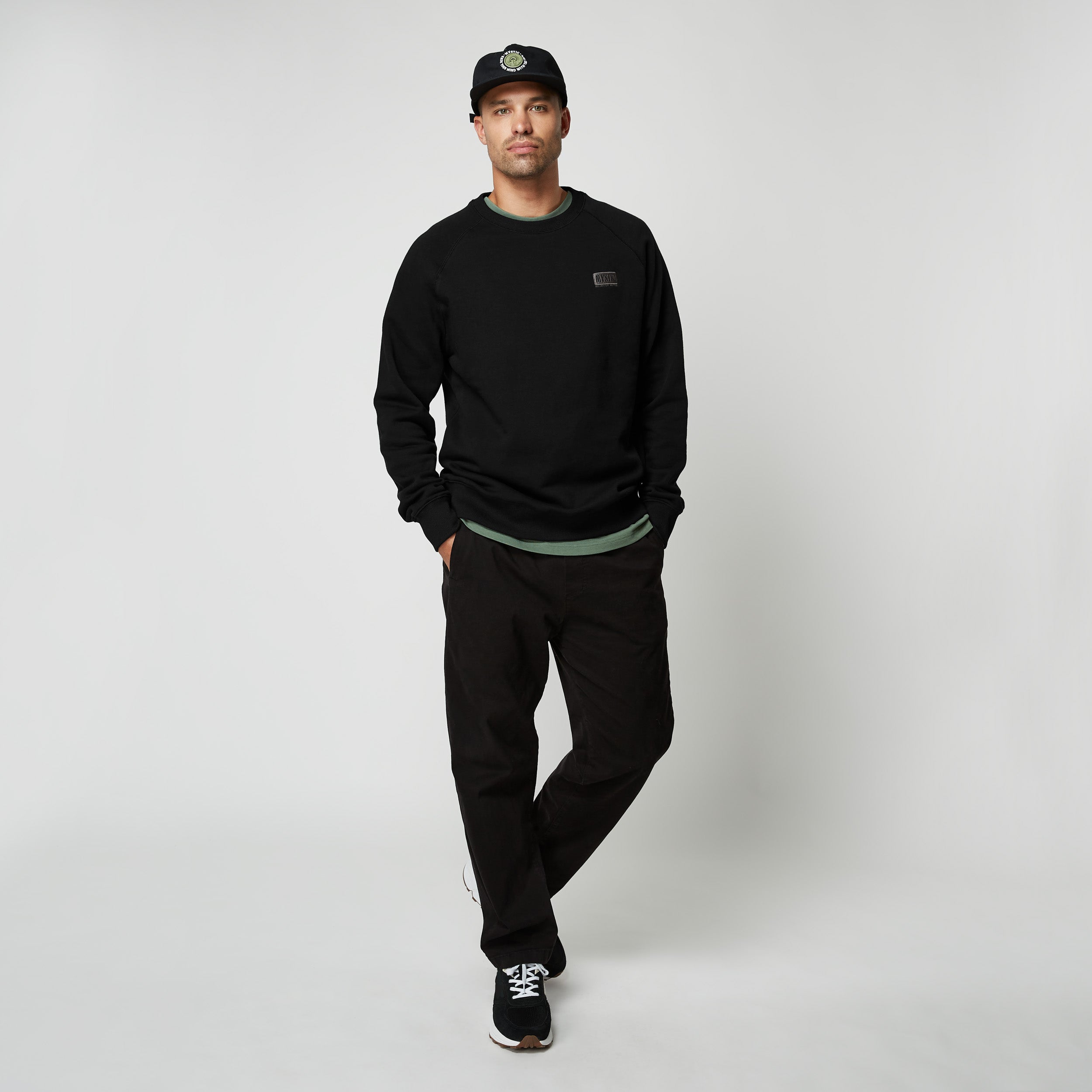 Mystic - Mayhem Crew Sweat - Black