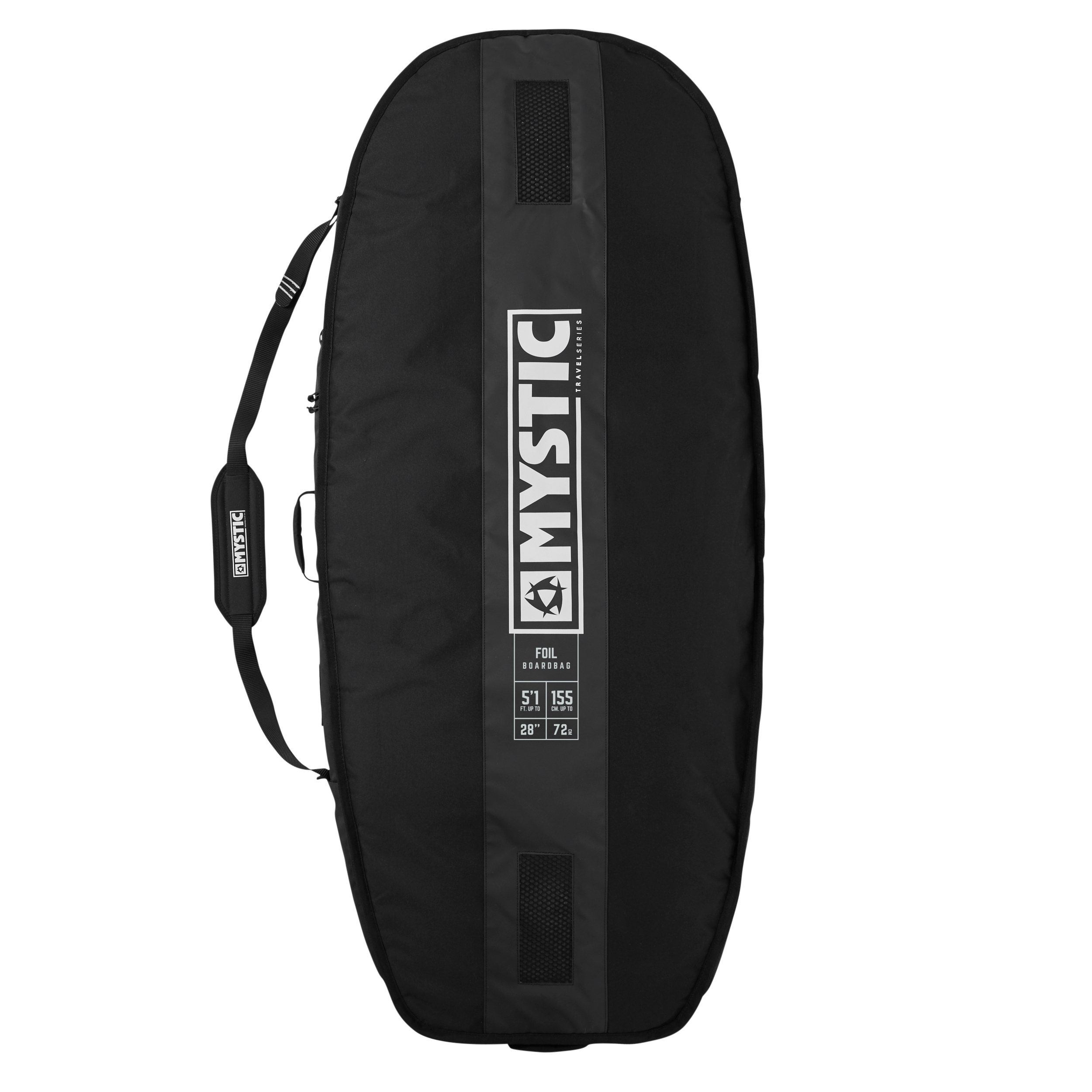 Star Wingfoil Boardbag mit Rollen – Schwarz