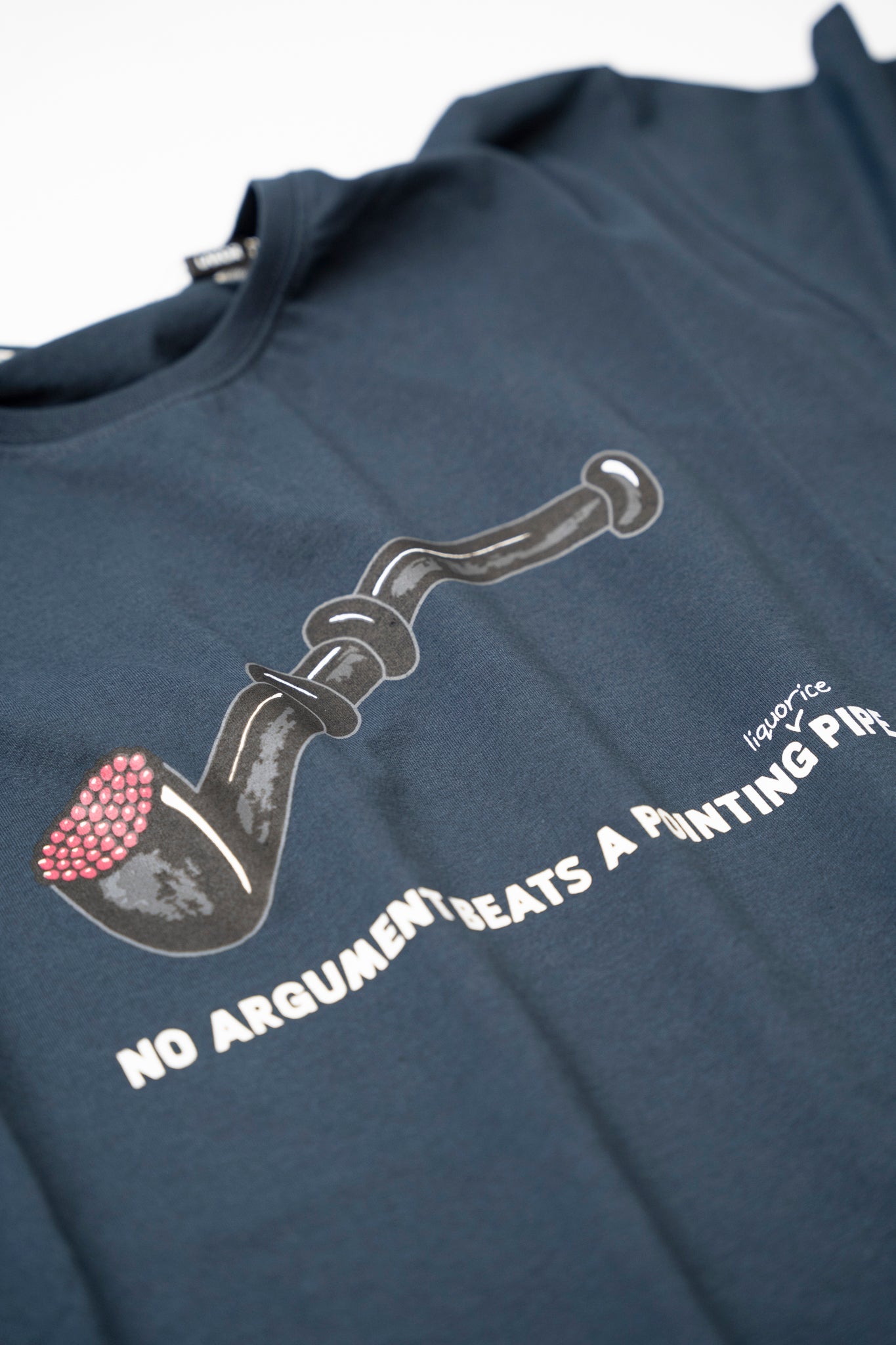 Licorice Pipe Tee (Navy)
