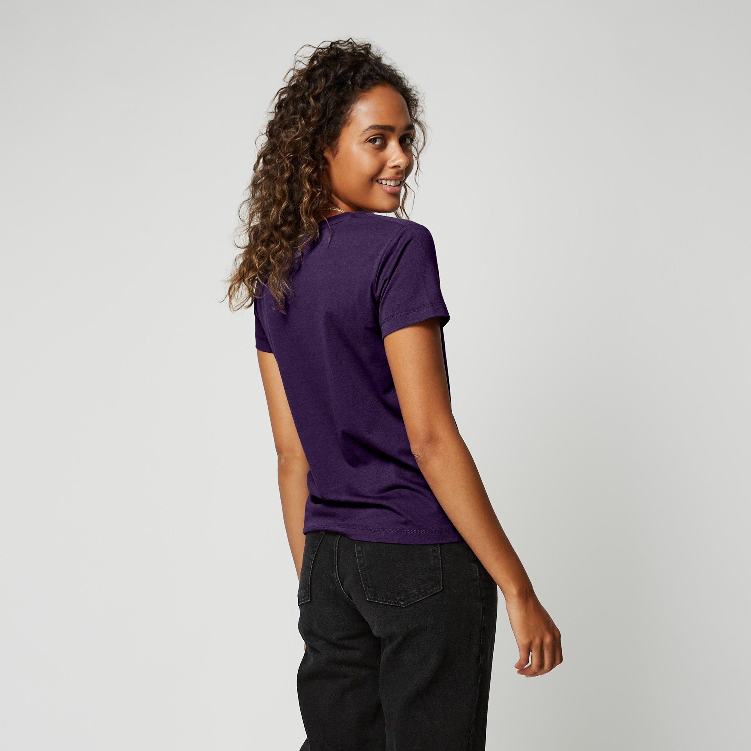Mystic - Brand Tee Damen - Deep Purple