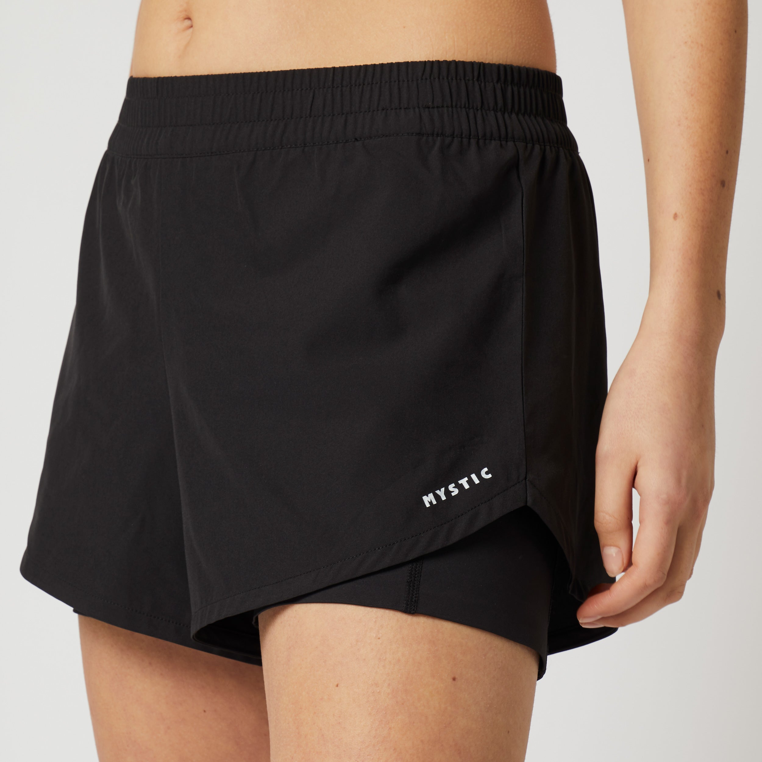 Ida gefütterte Sportshorts Damen - Schwarz