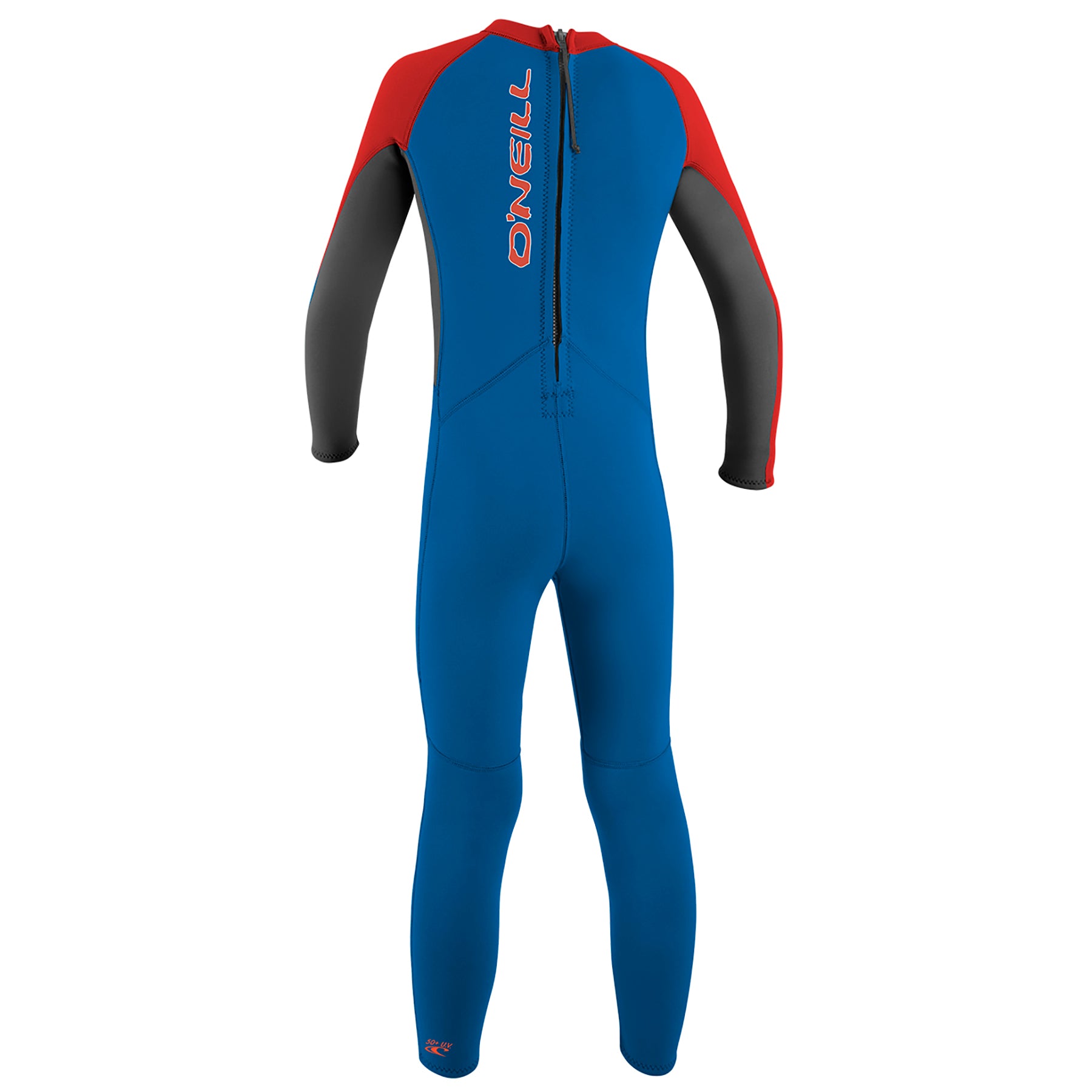 Toddler Reactor -2 2 mm Back-Zip Fullsuit - Jungen - Ozean/Graphit/Rot