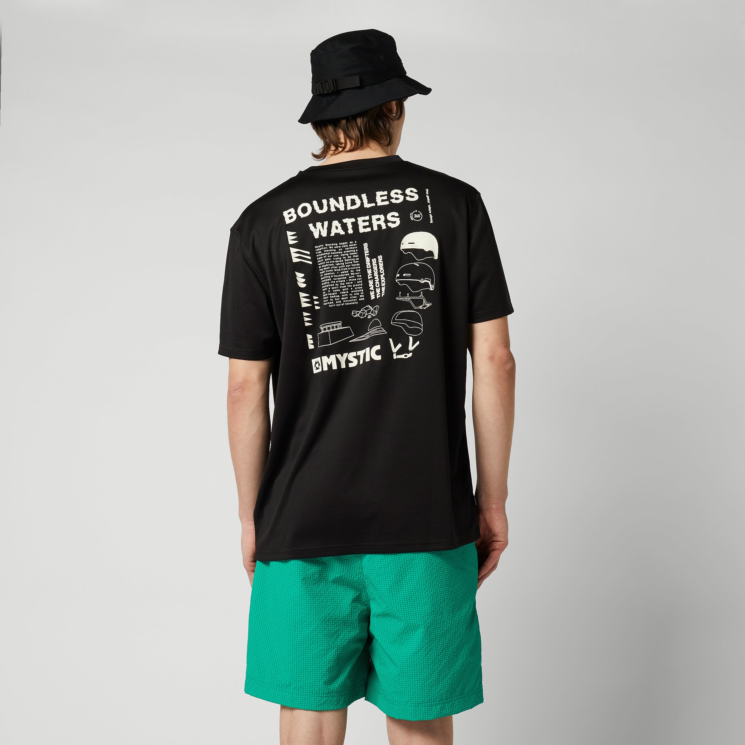 Tactic S/S Loosefit Quickdry – Schwarz