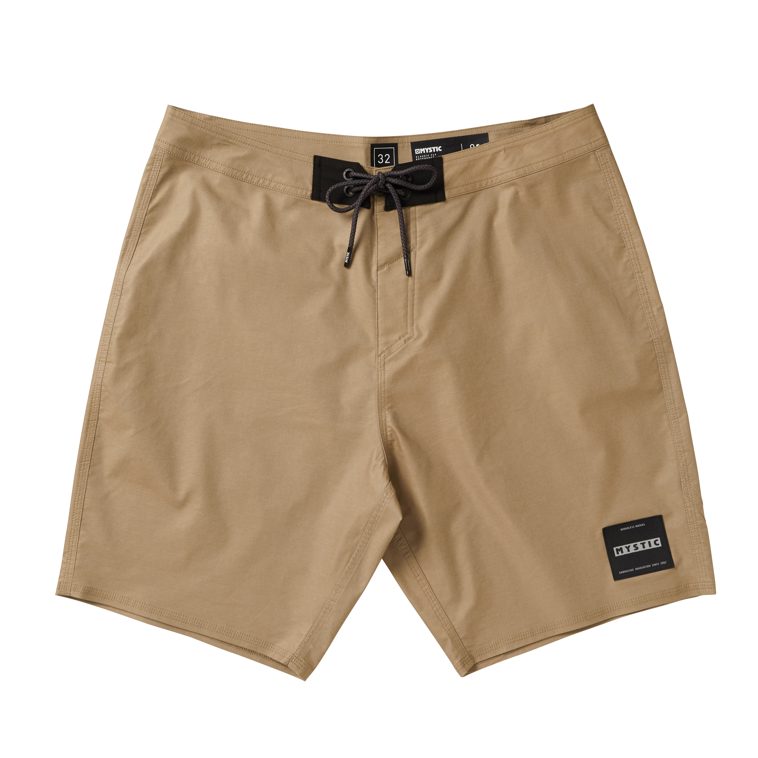Mystic – Marken-Boardshorts – Schieferbraun