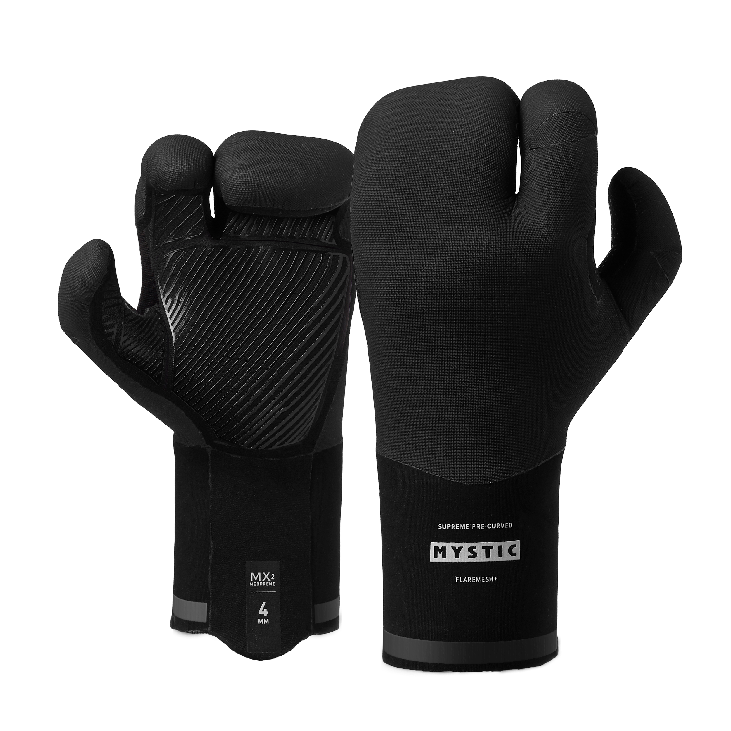 Mystic - Supreme Handschuh 4mm Lobster vorgebracht - 2025 - Schwarz
