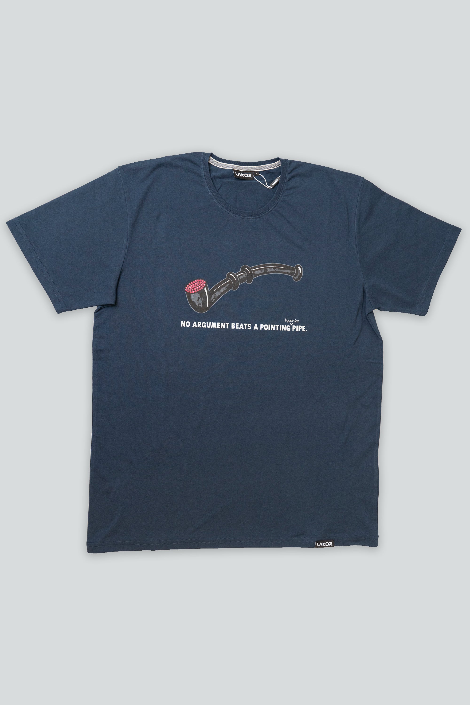 Licorice Pipe Tee (Navy)