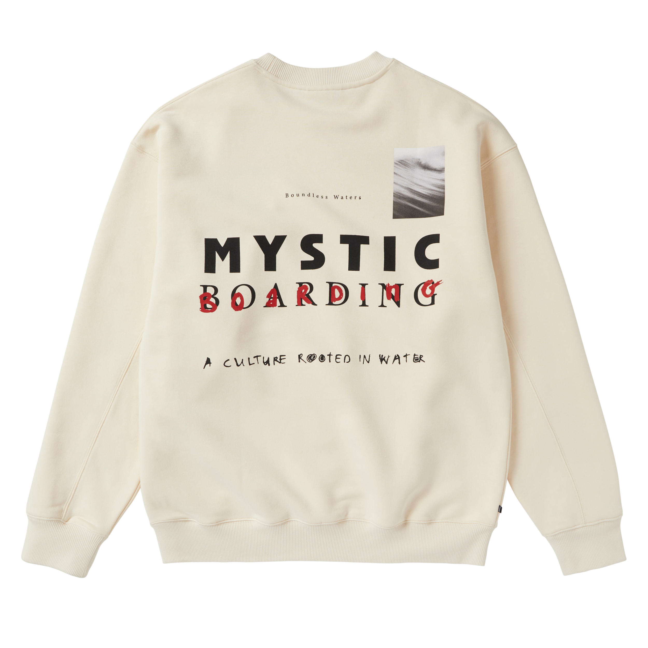 Mystic - Trace Crew Sweat - Off White