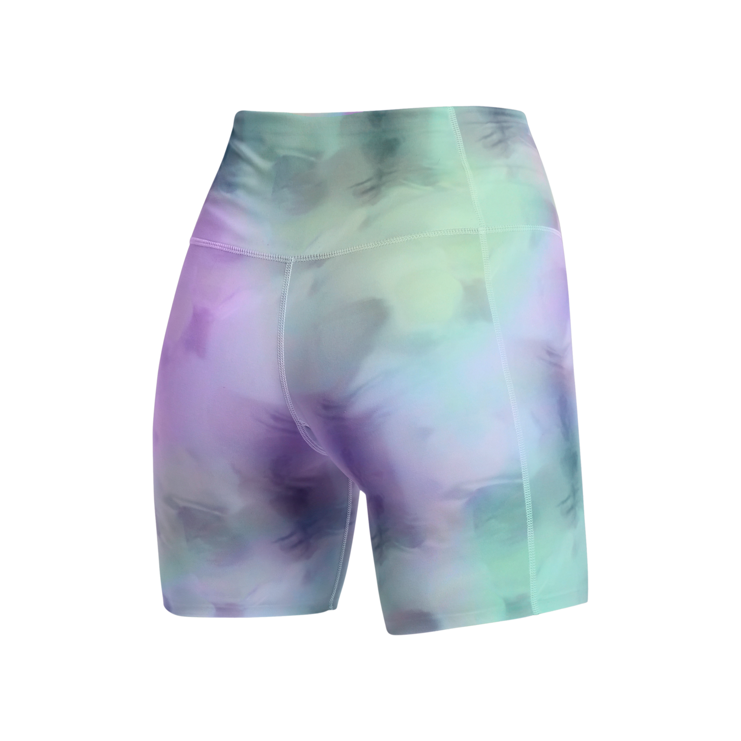 Terri Performance Biker Shorts Women - Purple / Green