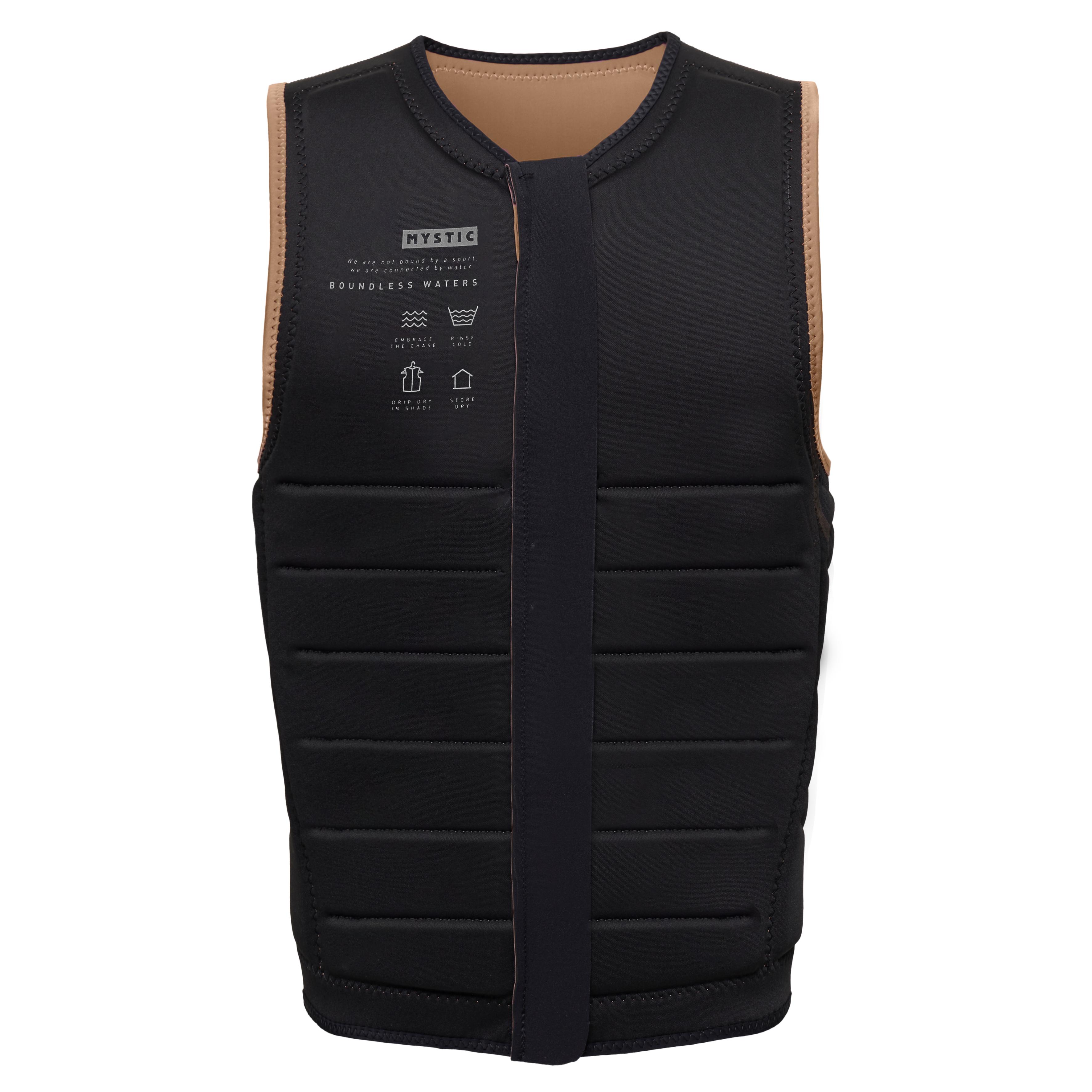 The Dom Impact Vest Fzip Wake 2024 - Slate Brown