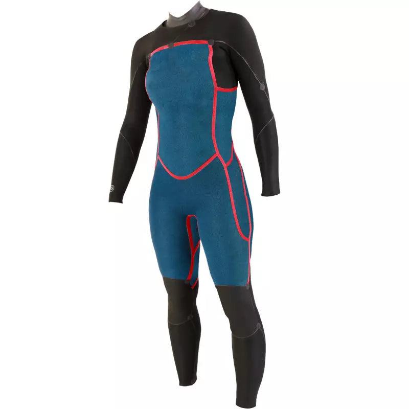 Sooruz Fullsuit DIVINE 4/3 FRONT-Zip OYSTERPRENE Blue Wetsuit