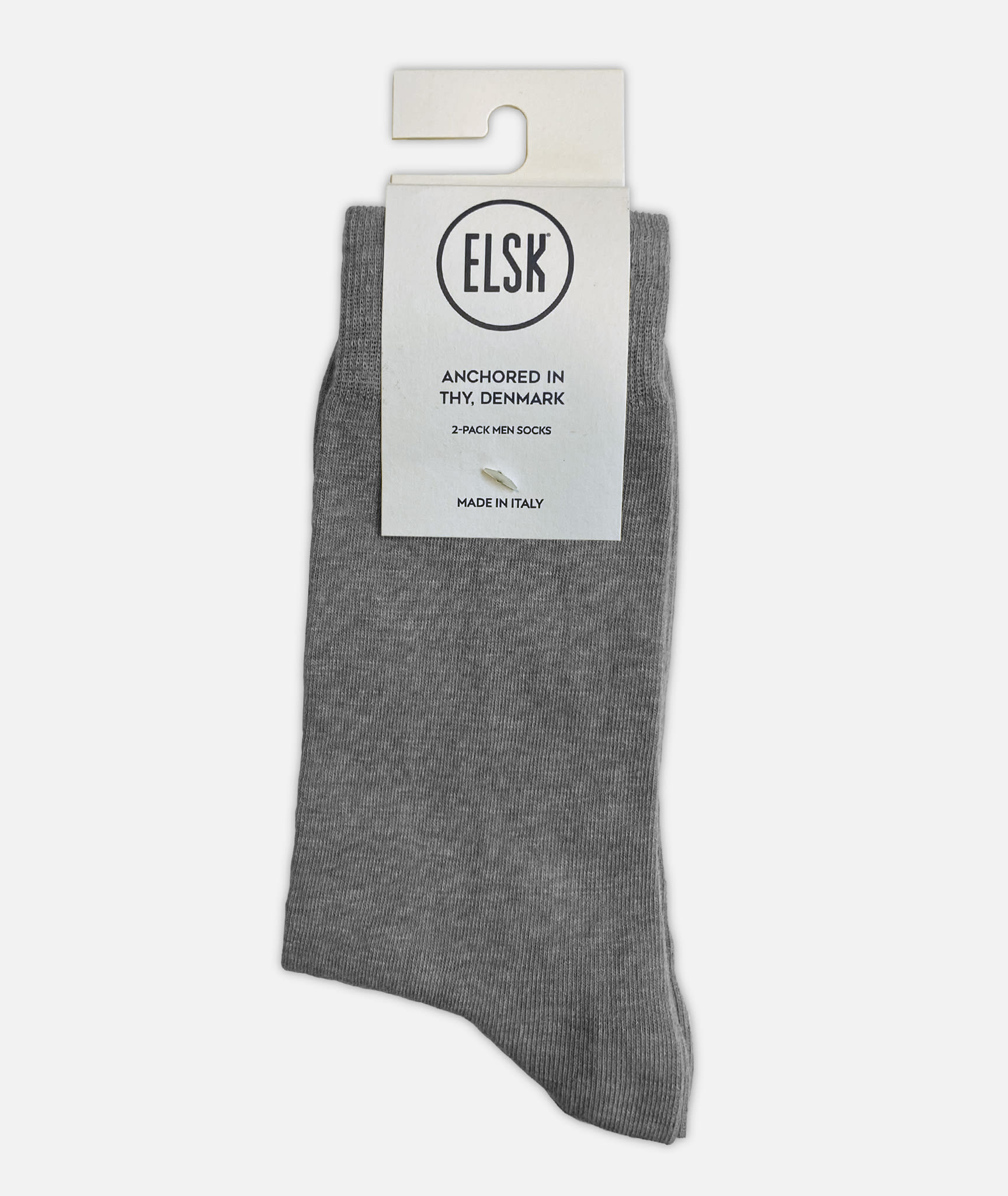 09001 | Elsk® Oak Socks. 2-Pack | Dark Gray Flour.