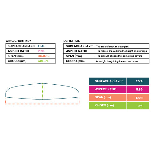 Hover Glide Quantum Carbon Wing 100cm