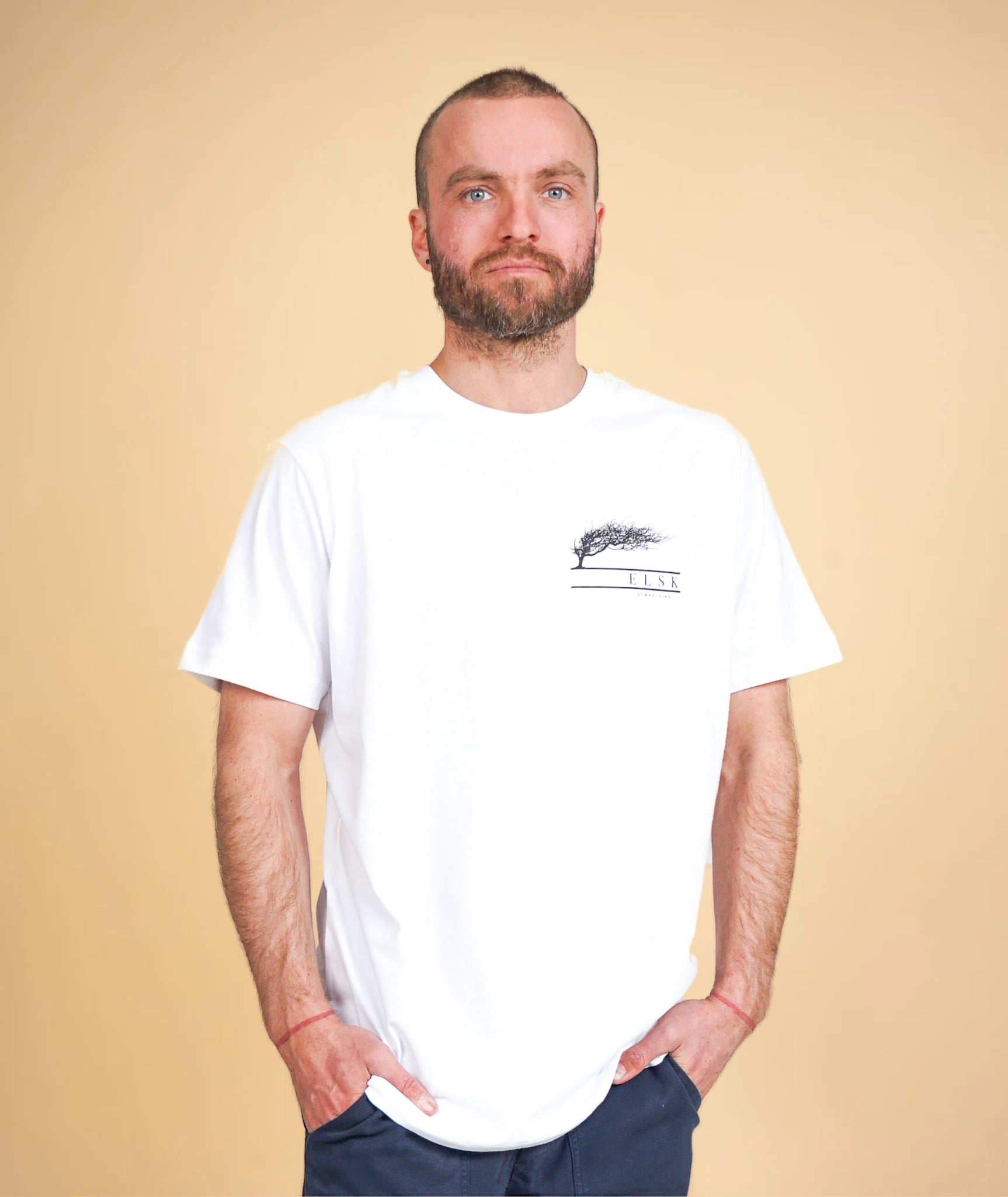 Strong Wind Ch gebürstetes Herren-T-Shirt