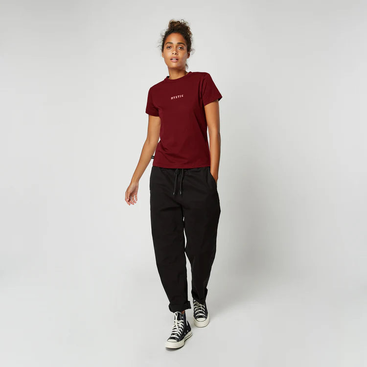 Mystic - Brand Tee Damen - Merlot