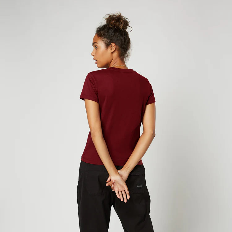 Mystic - Brand Tee Damen - Merlot