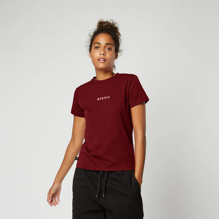 Mystic - Brand Tee Damen - Merlot