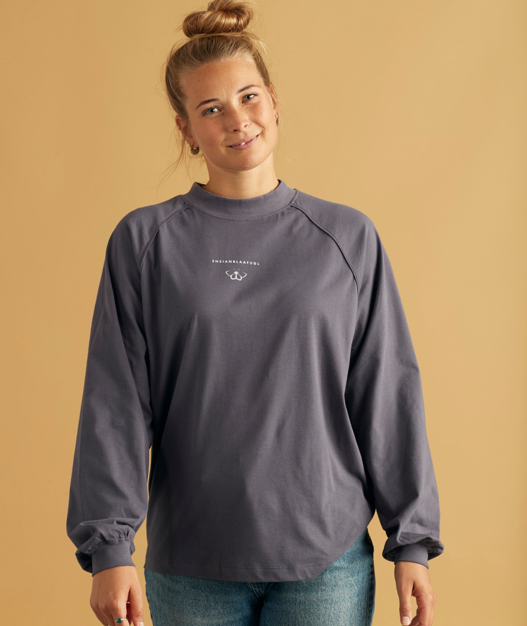 11058 | Love Gentian Esther Women'S Ls Tee | Stone Purple