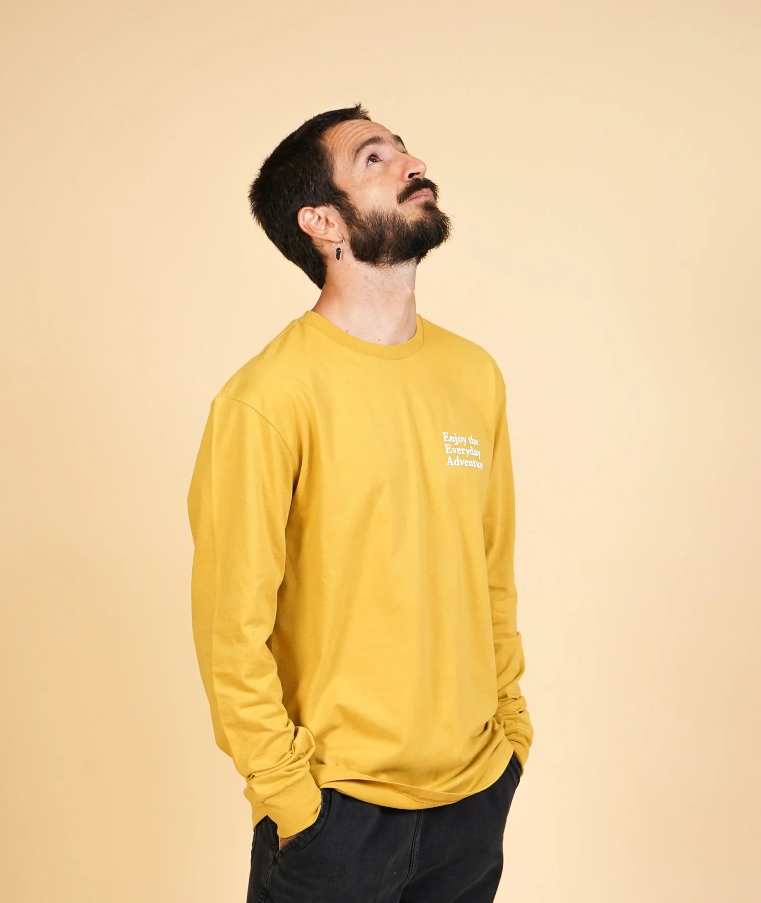Quote Ch Men'S Brushed Ls T-Shirt