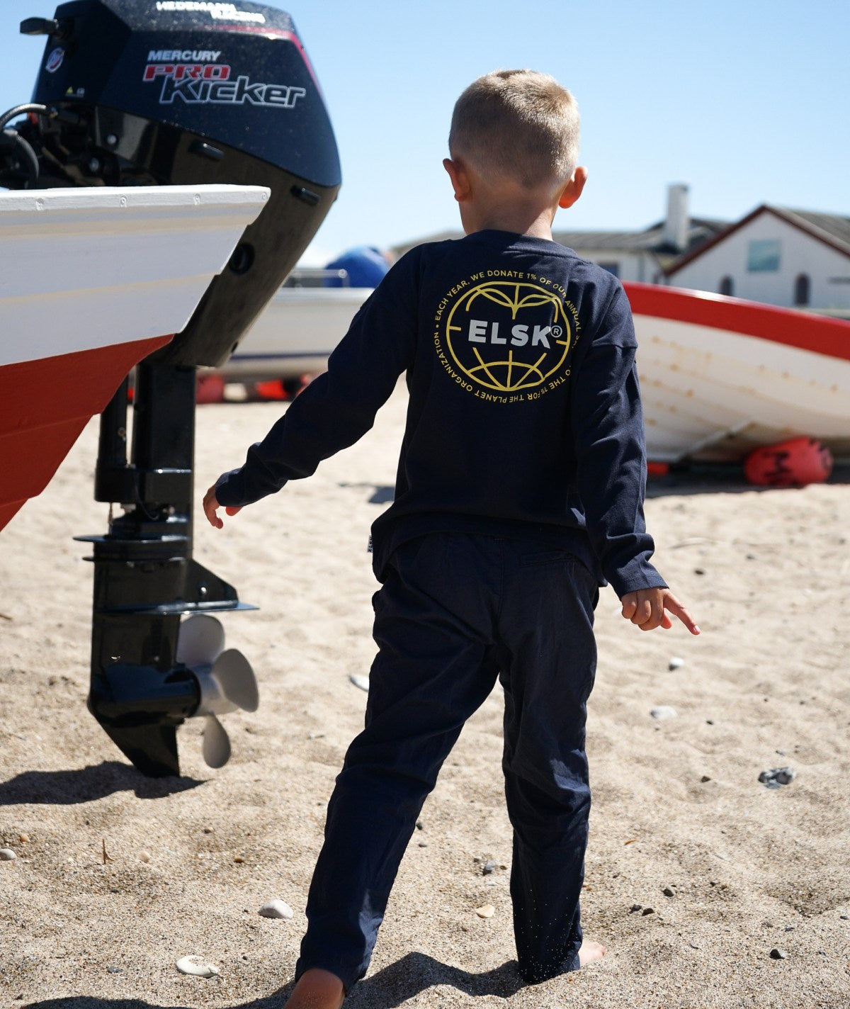 Globe Statement Bp Kids Brushed Ls T-Shirt
