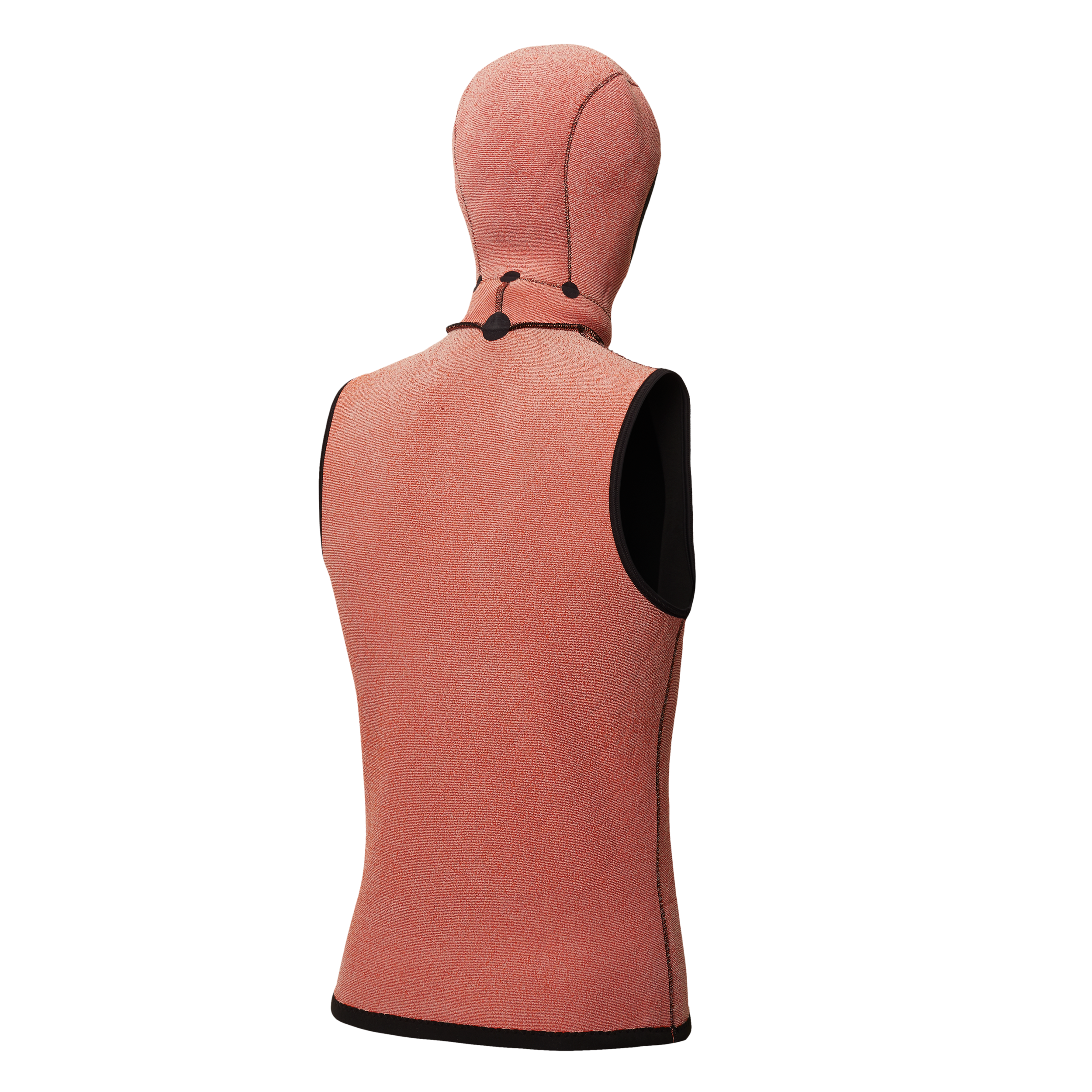 Mystic - Neoprene Top with hood 3/2mm - Black