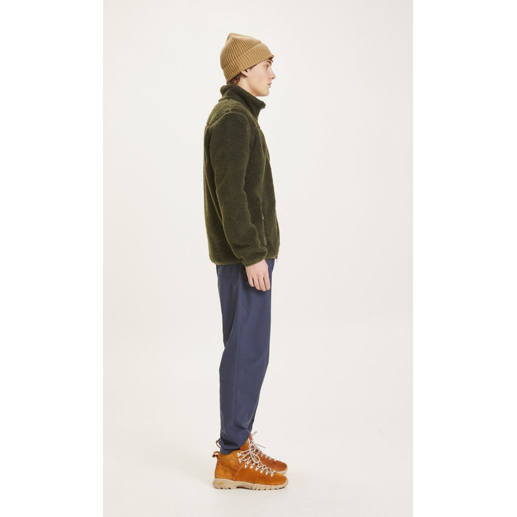 KnowledgeCotton Apparel ELM Teddyfleecejacke – GRS/Vegan