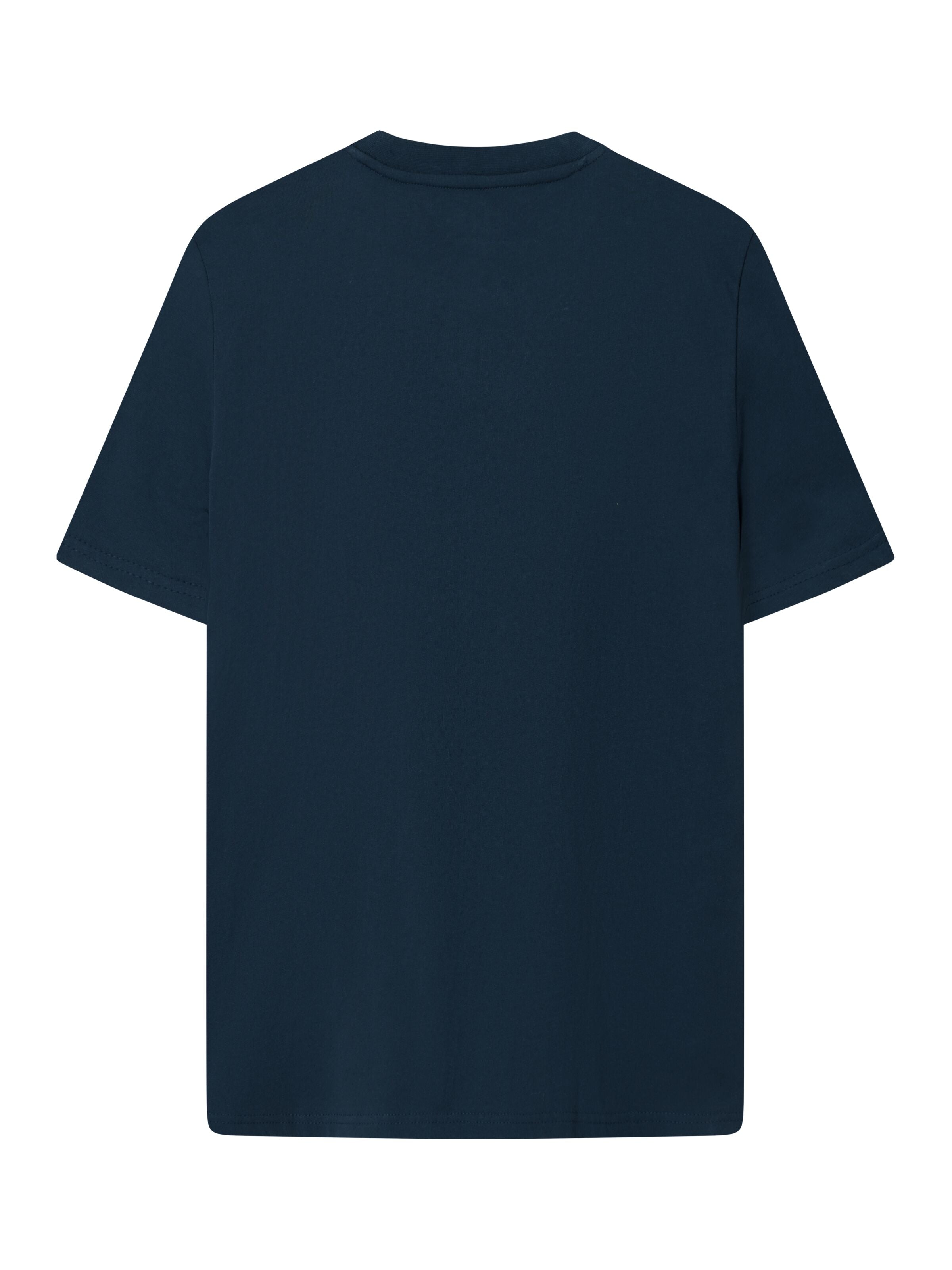 KnowledgeCotton Apparel – Reguläres T-Shirt mit Wal-Frontprint – GOTS/Vegan – Total Eclipse